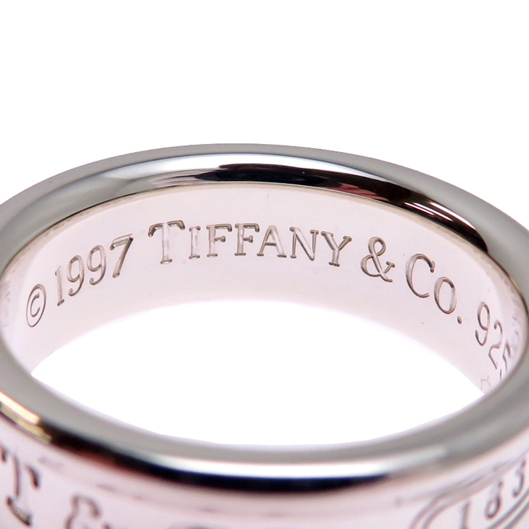 Tiffany Silver 925 Band Ring (Pre-Owned)