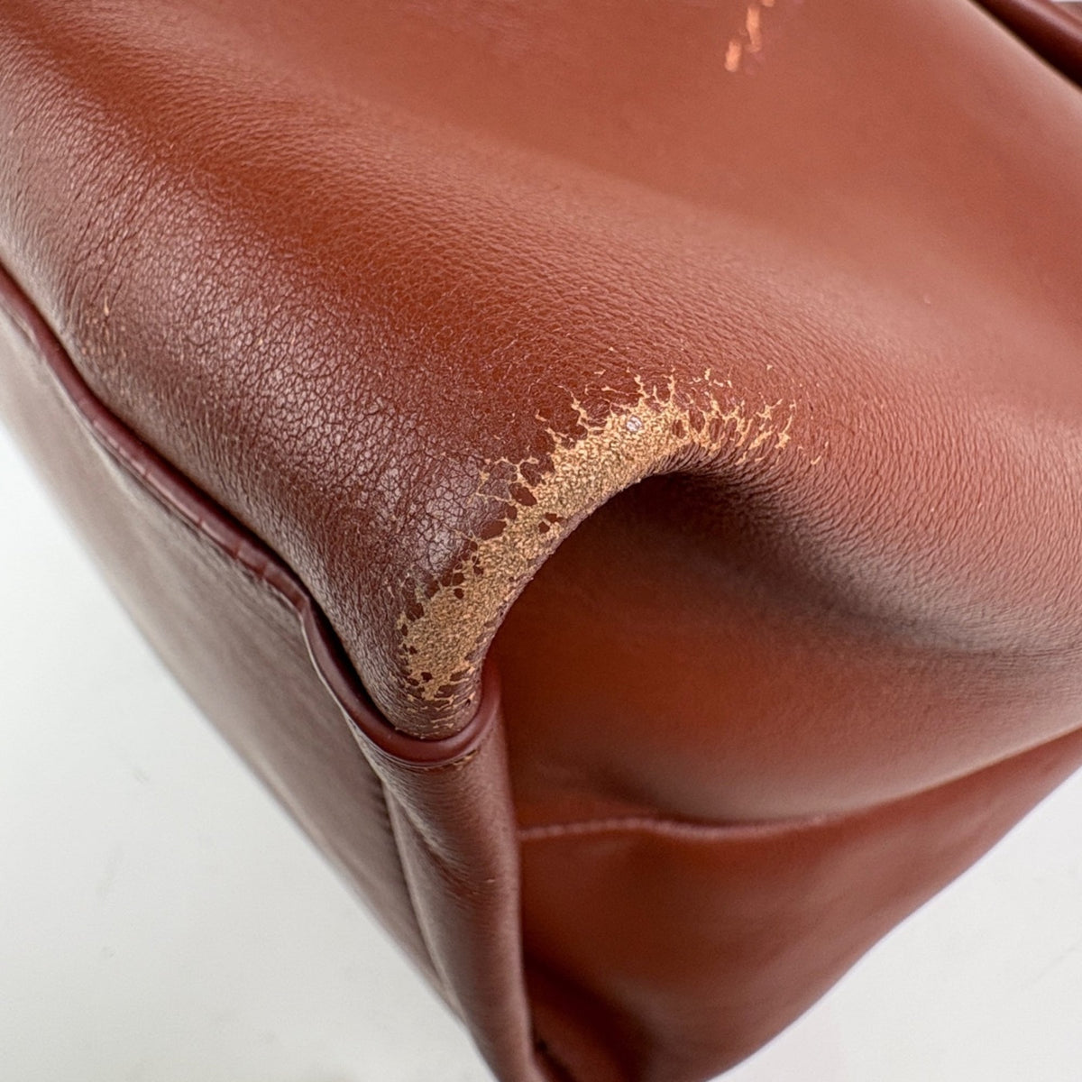 Chloé Brown Leather Tote Bag (Pre-Owned)