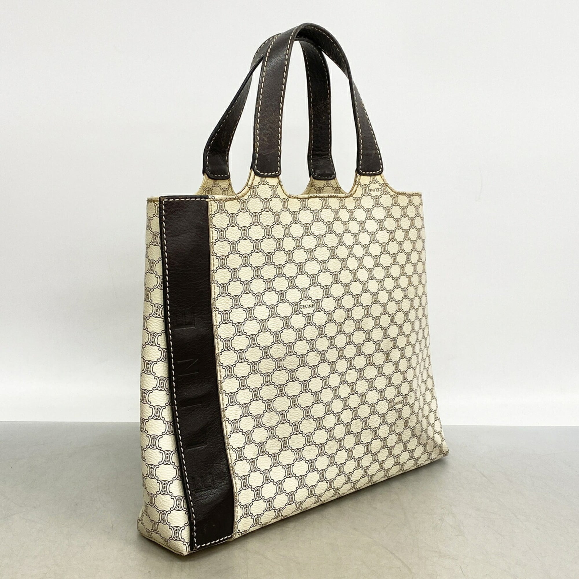 Celine Ivory Pvc Handbag (Pre-Owned)