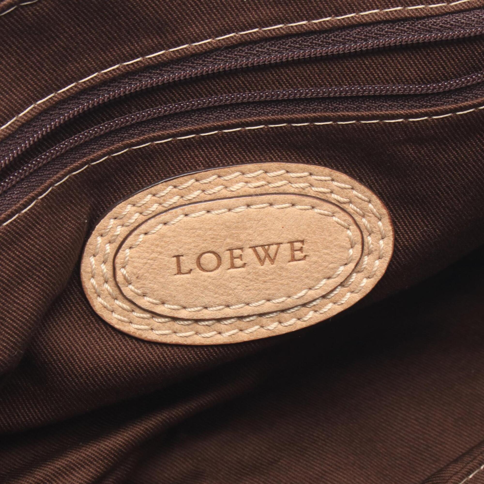 Loewe Beige Leather Handbag (Pre-Owned)