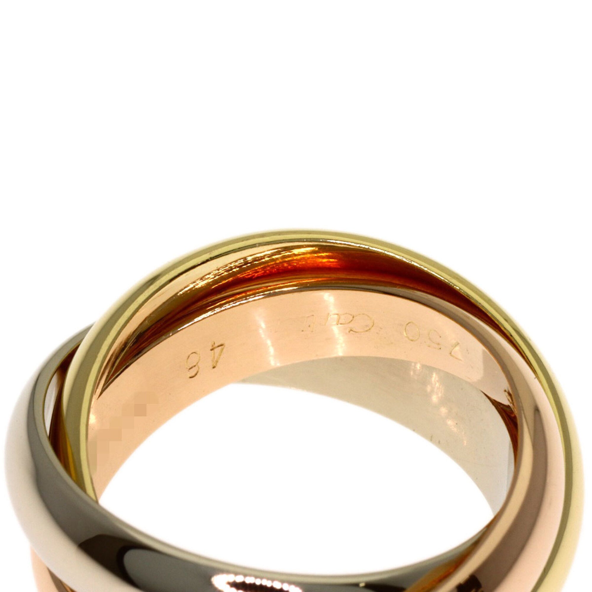 Cartier Yellow Gold (18K) Pink Gold (18K) White Gold (18K) Band Ring (Pre-Owned)