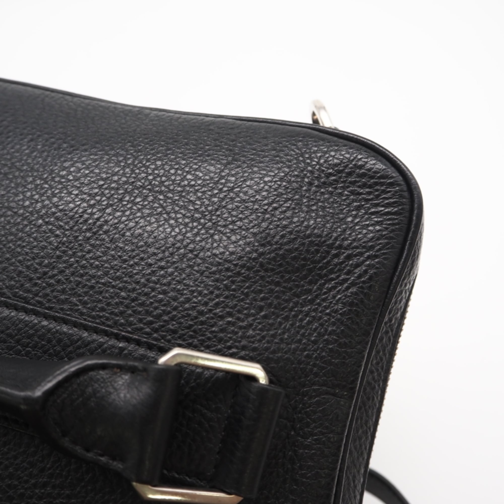Bottega Veneta Black Leather Briefcase (Pre-Owned)