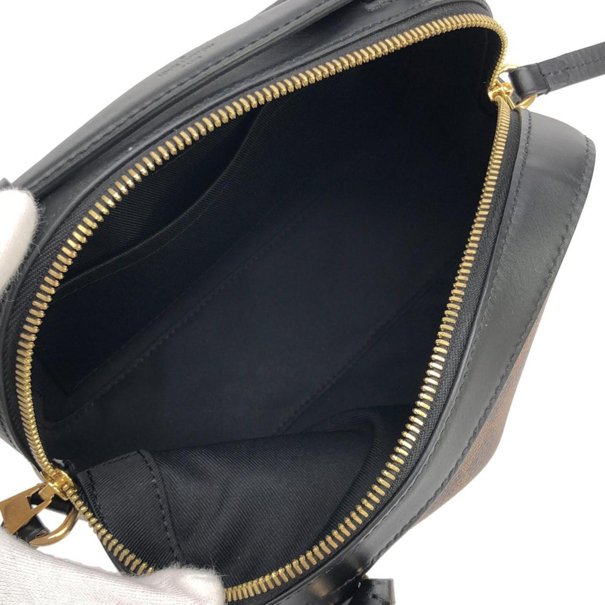 Louis Vuitton Black Ebene Coated Canvas Shoulder Bag (Pre-Owned)