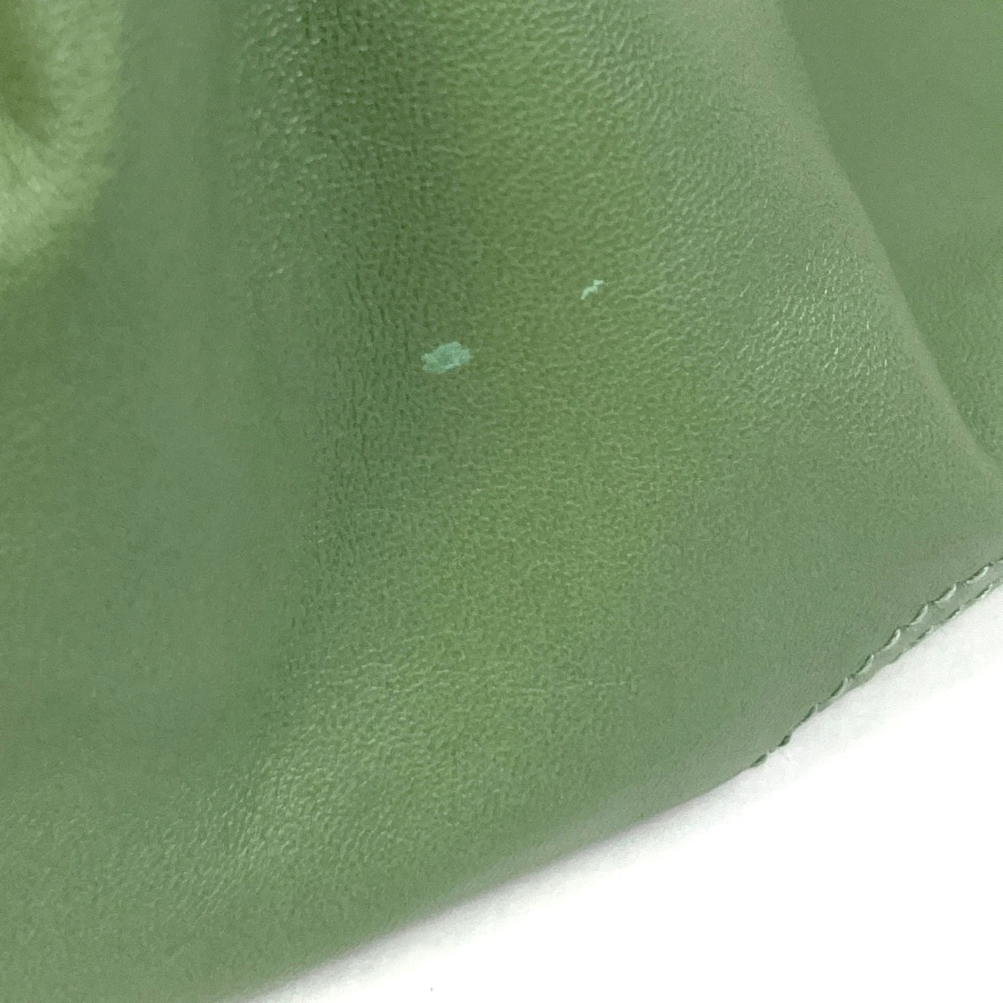Loewe Nappa Aire Green Leather Handbag (Pre-Owned)