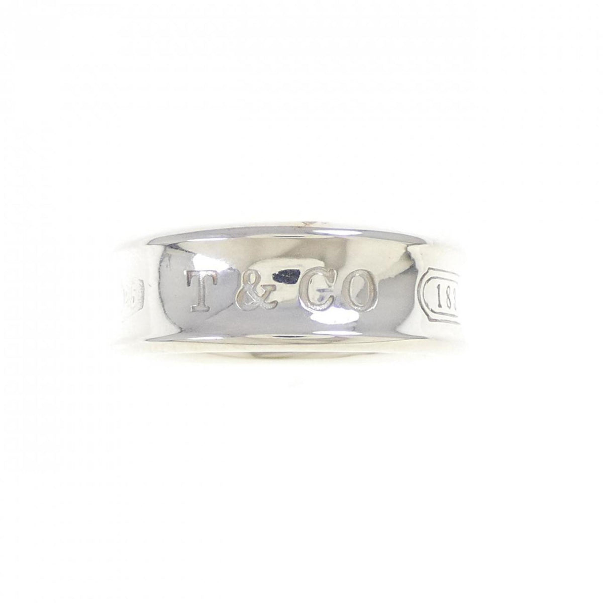 Tiffany Silver Silver 925 Band Ring (Pre-Owned)