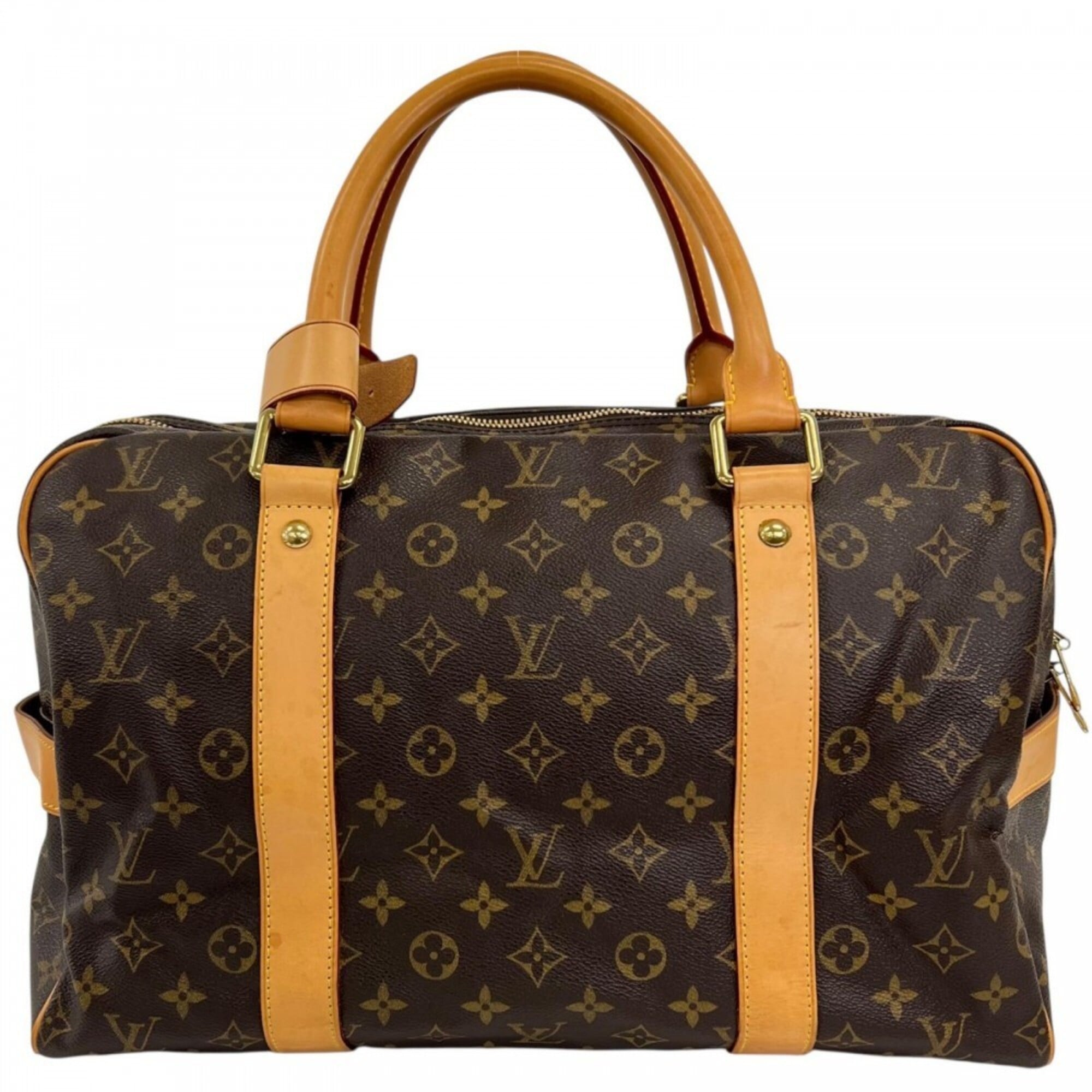 Louis Vuitton Brown Monogram Or White Monogram Boston Bag (Pre-Owned)