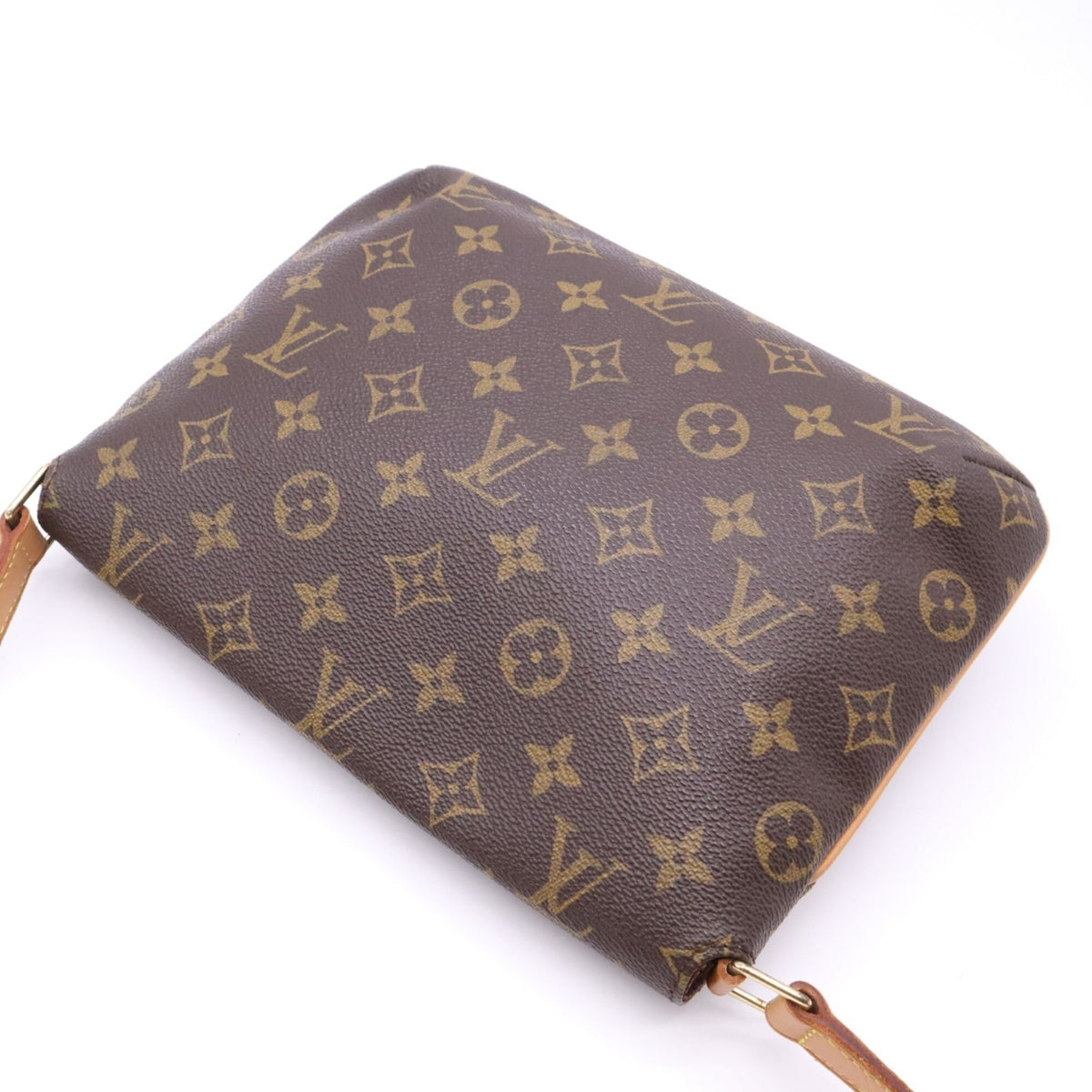 Louis Vuitton Beige Brown Monogram Monogram Shoulder Bag (Pre-Owned)