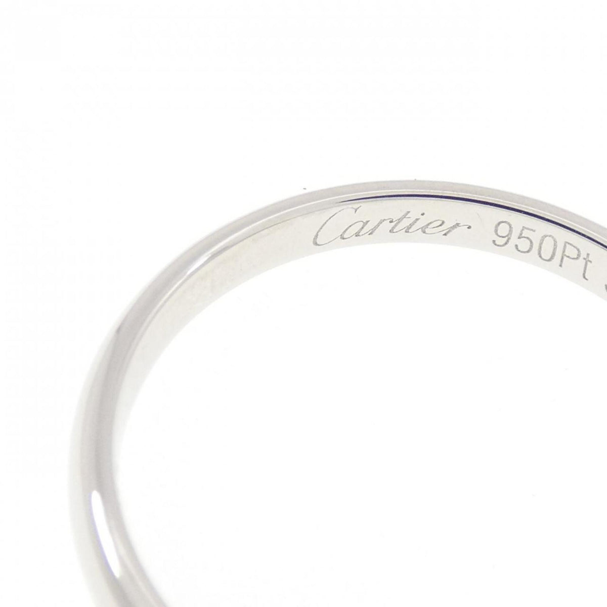 Cartier Platinum 950 Band Ring (Pre-Owned)