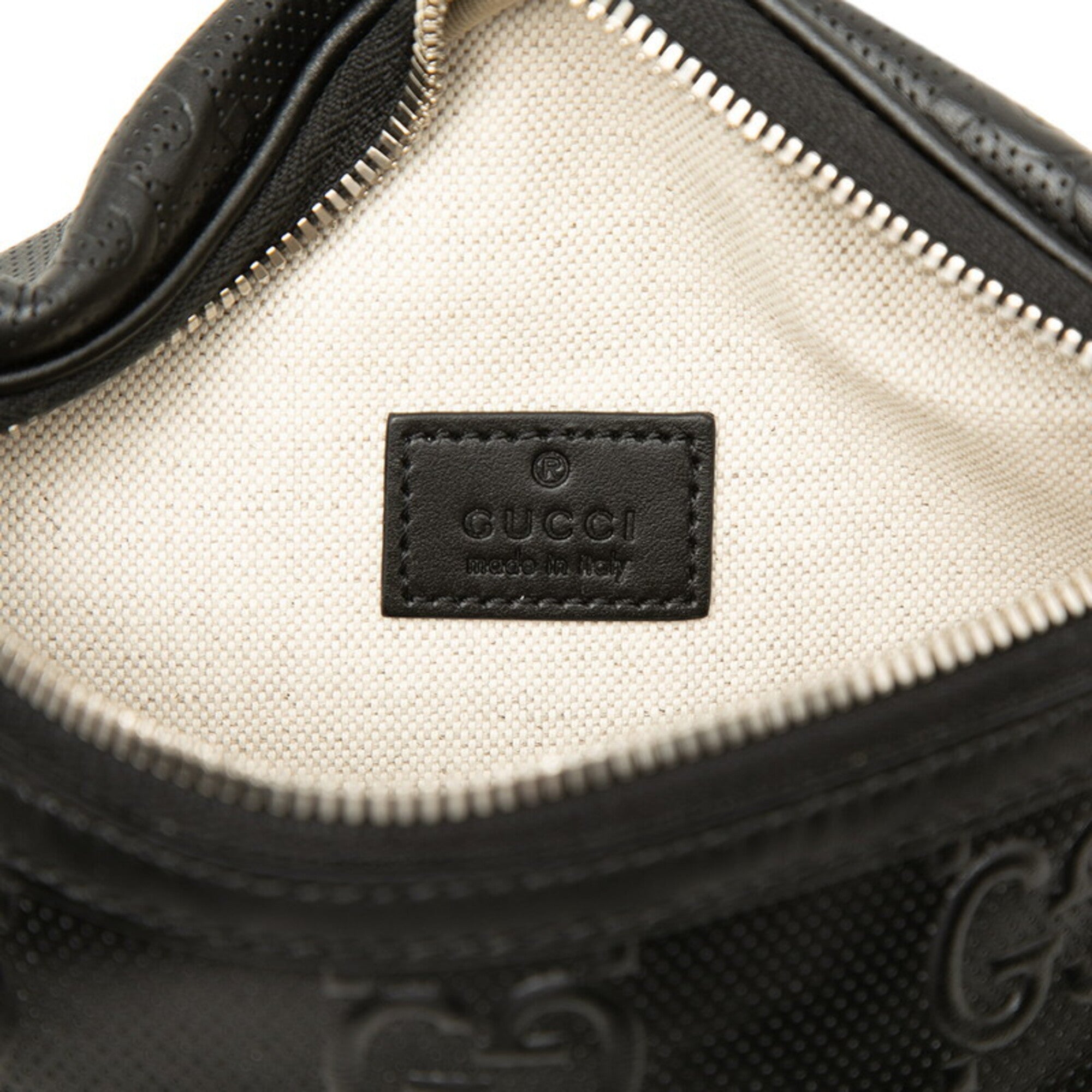 Gucci Black Leather Fanny Pack (Pre-Owned)