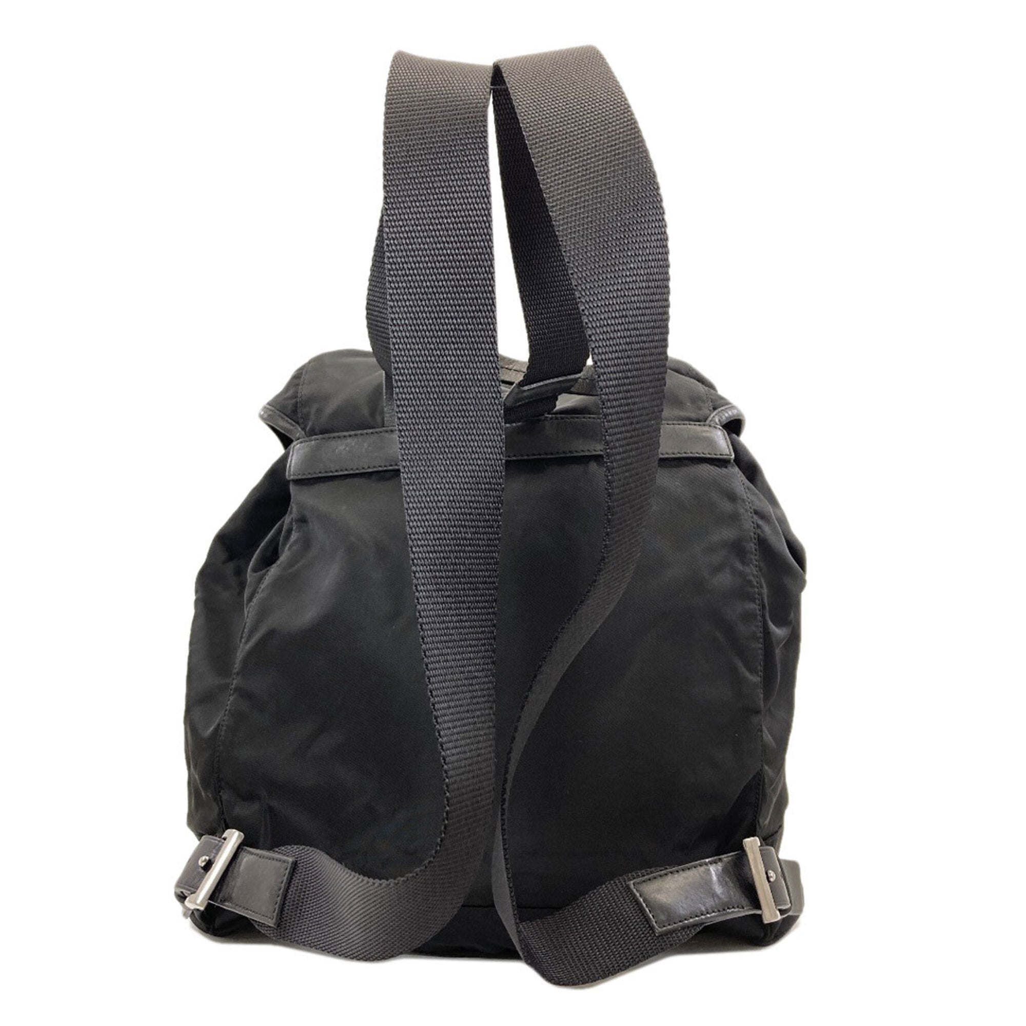 Prada Black Nylon Backpack (Pre-Owned)