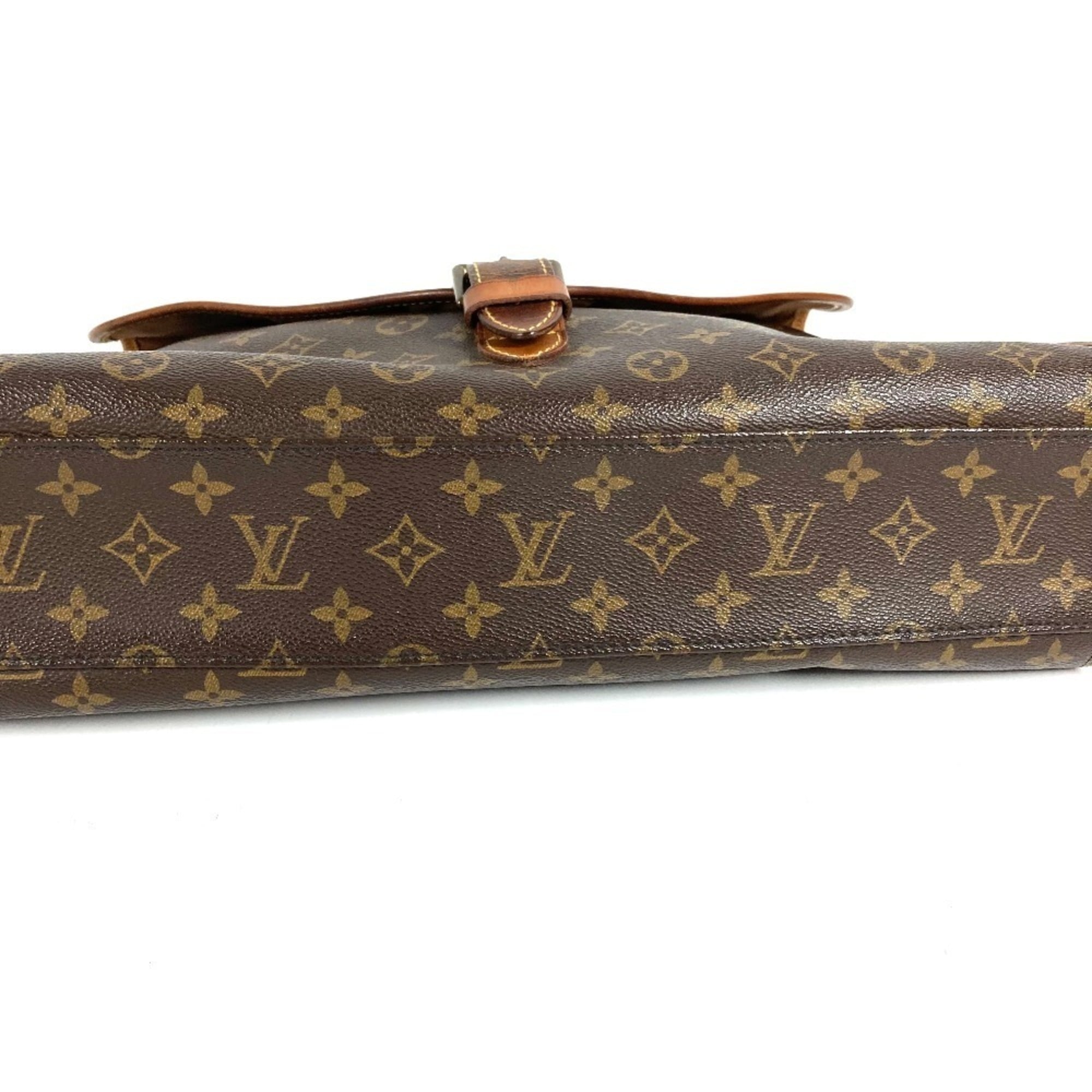 Louis Vuitton Brown Monogram Monogram Briefcase Handbag (Pre-Owned)