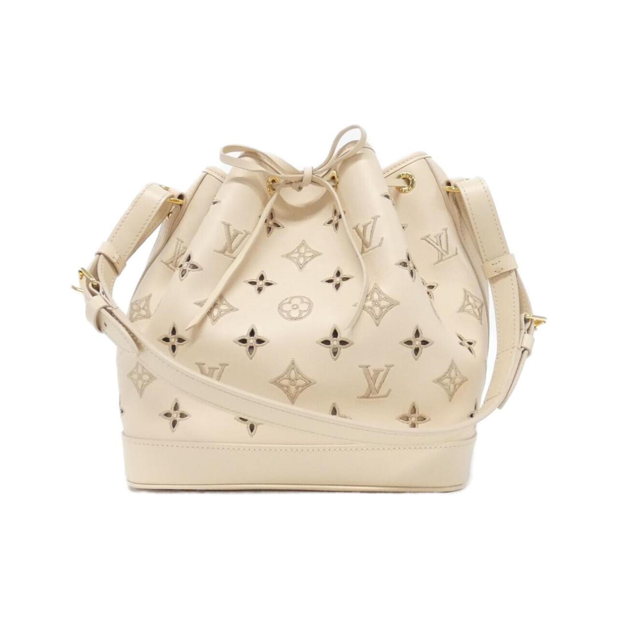 Louis Vuitton Beige Leather Shoulder Bag (Pre-Owned)