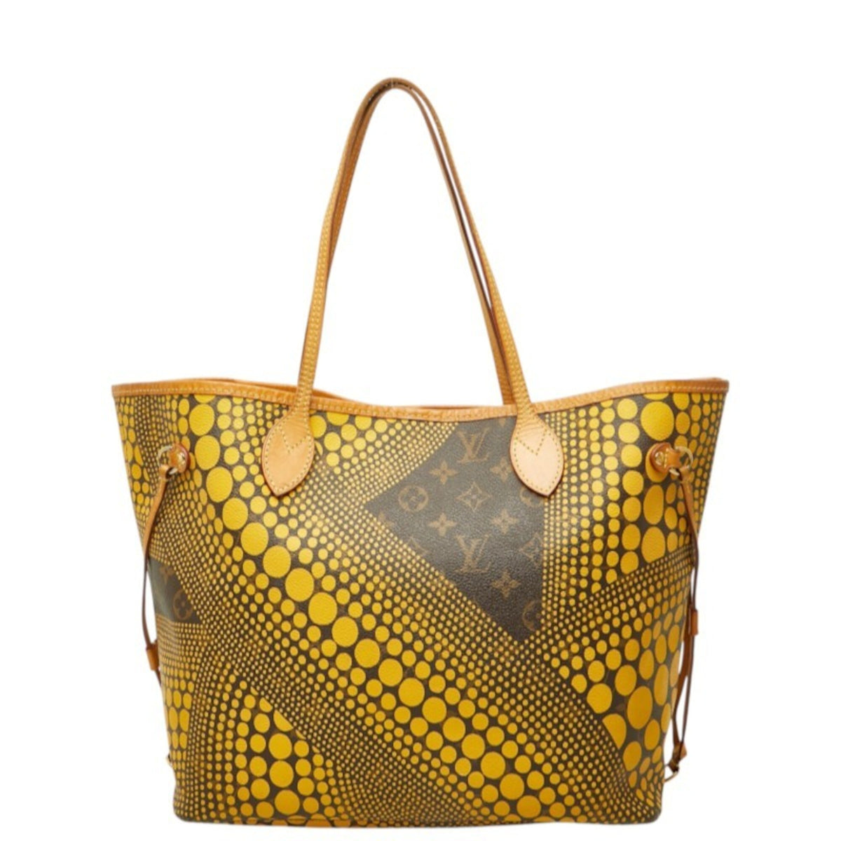 Louis Vuitton Brown Jaune Yellow Pvc Leather Shoulder Bag Tote Bag (Pre-Owned)