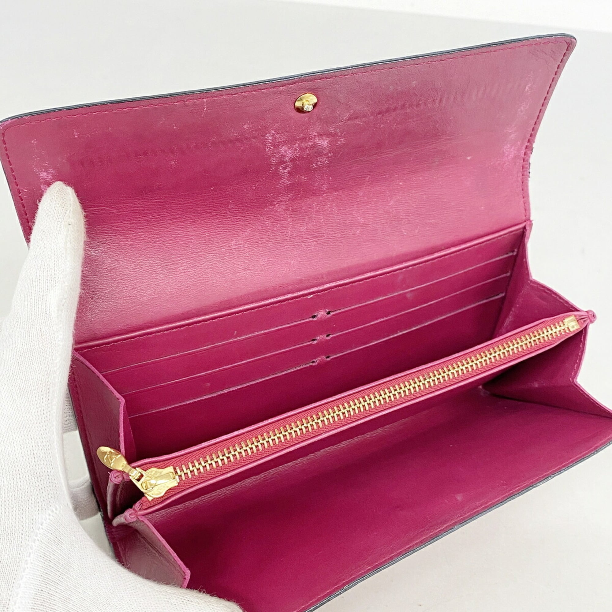 Louis Vuitton Indian Rose Long Wallet (Bi-Fold) (Pre-Owned)