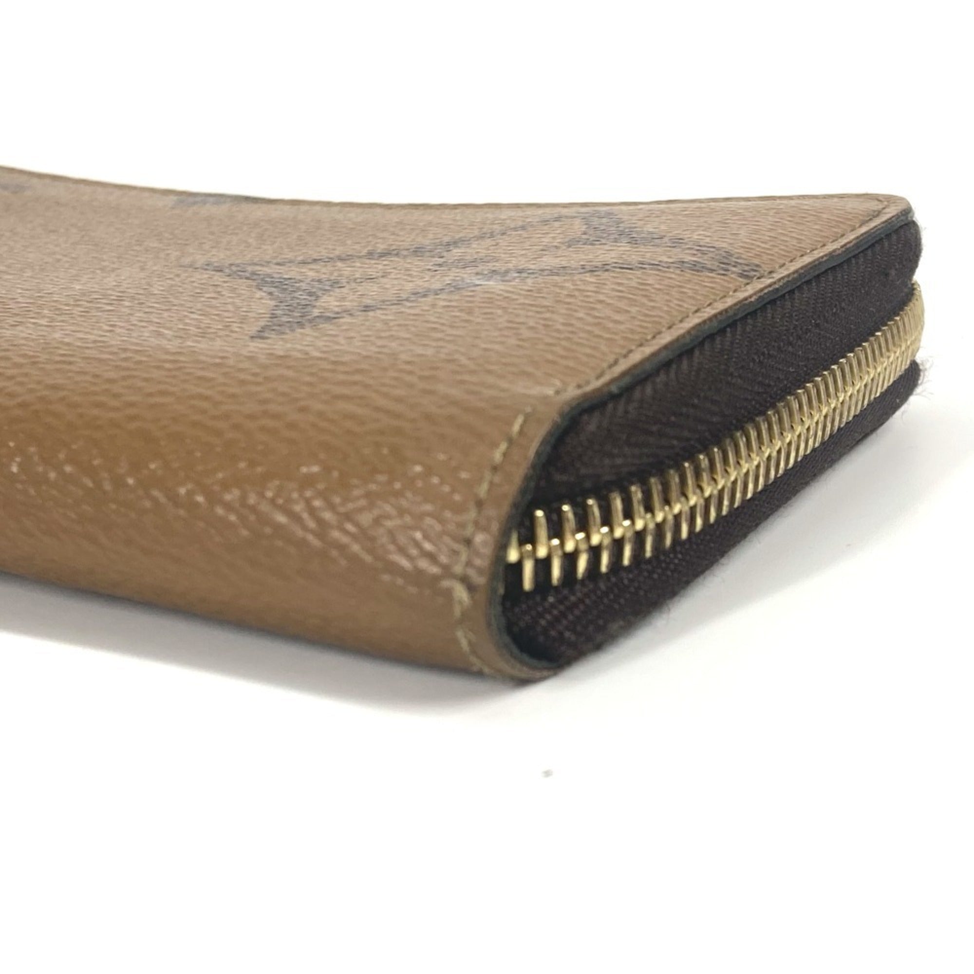 Louis Vuitton Brown Monogram Reverse Long Wallet (Bi-Fold) (Pre-Owned)