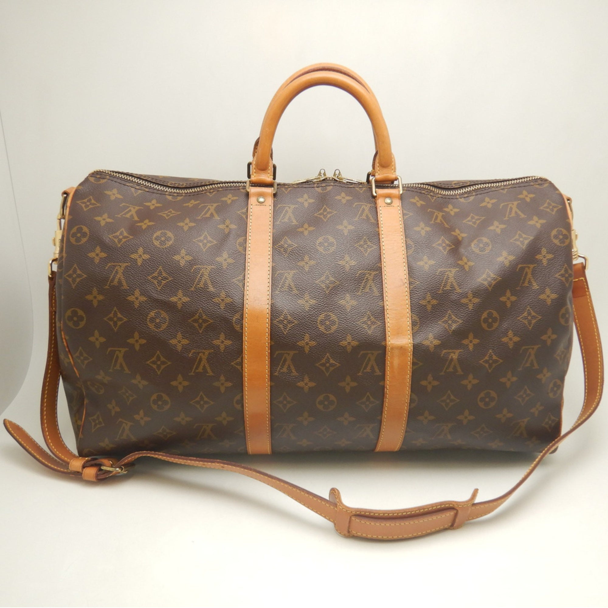 Louis Vuitton Brown Monogram Boston Bag (Pre-Owned)