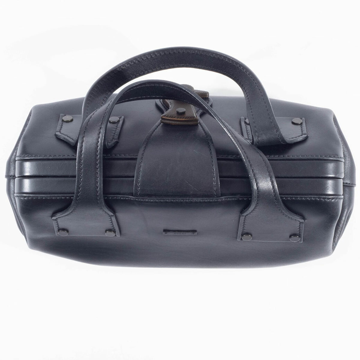 Gucci Black Leather Handbag (Pre-Owned)
