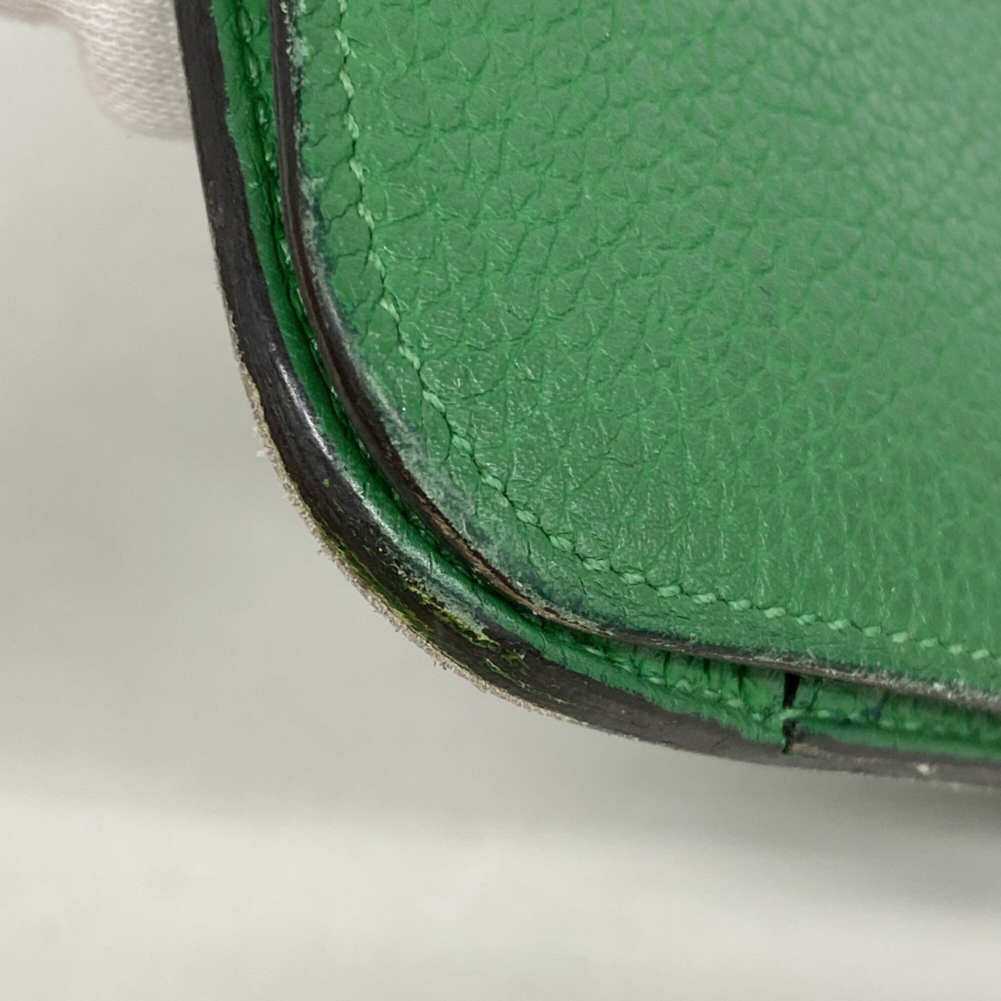 Hermes Bambou Togo Leather Long Wallet (Bi-Fold) (Pre-Owned)