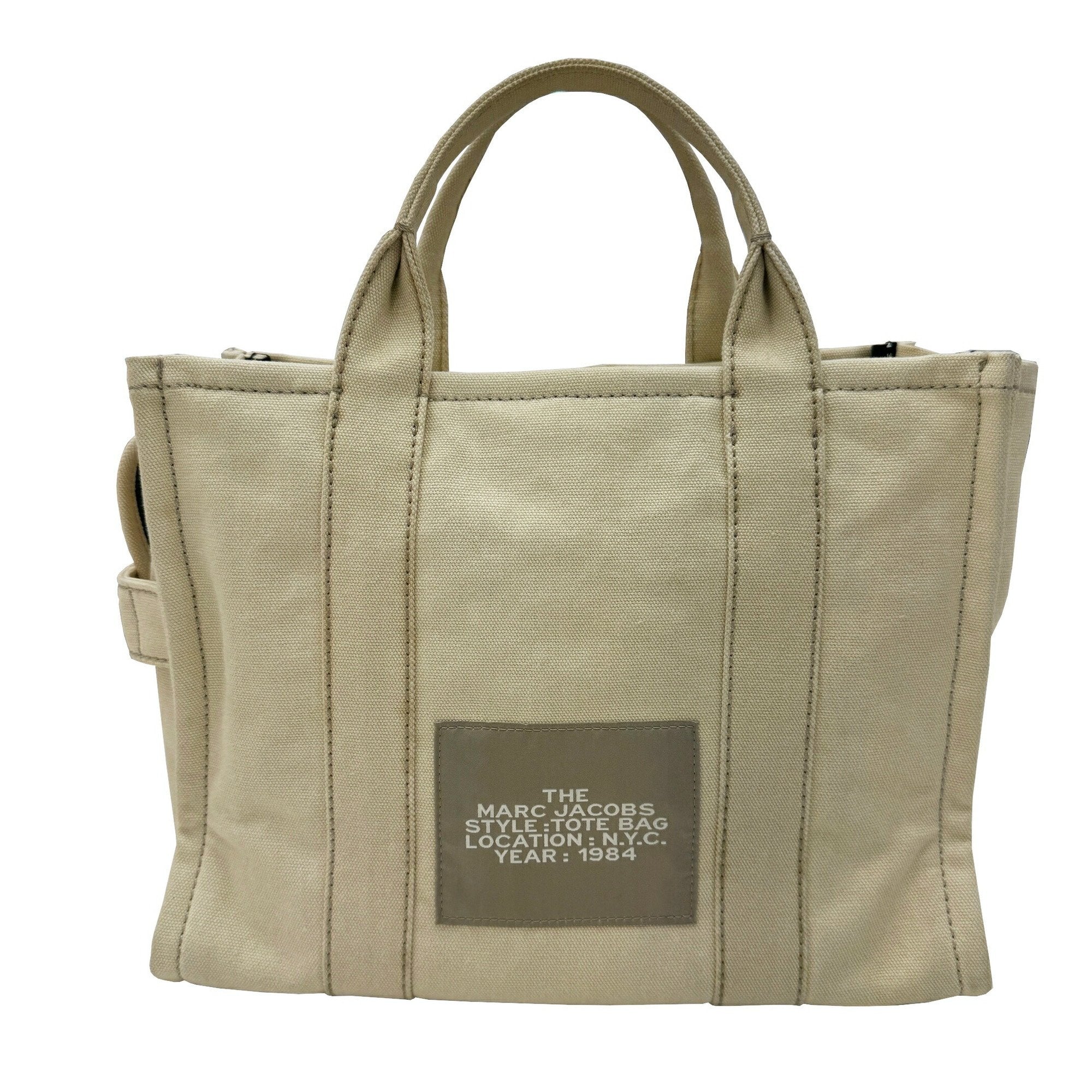 Marc Jacobs Ivory Canvas Handbag (Pre-Owned)