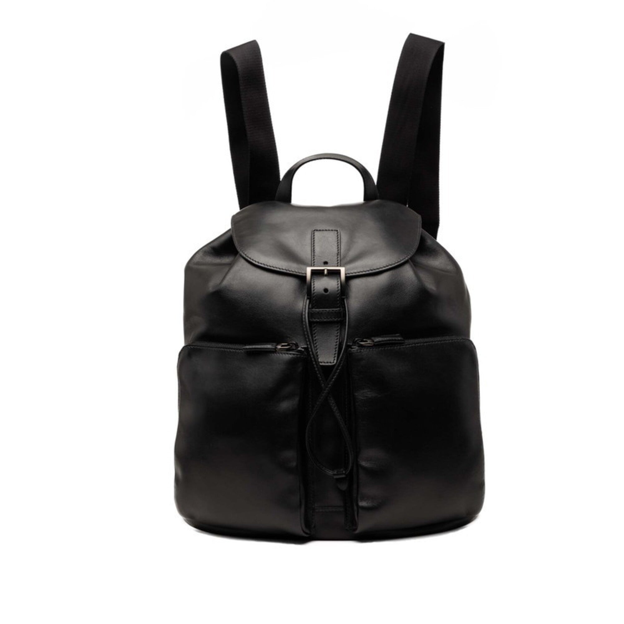 Prada Black Leather Backpack (Pre-Owned)