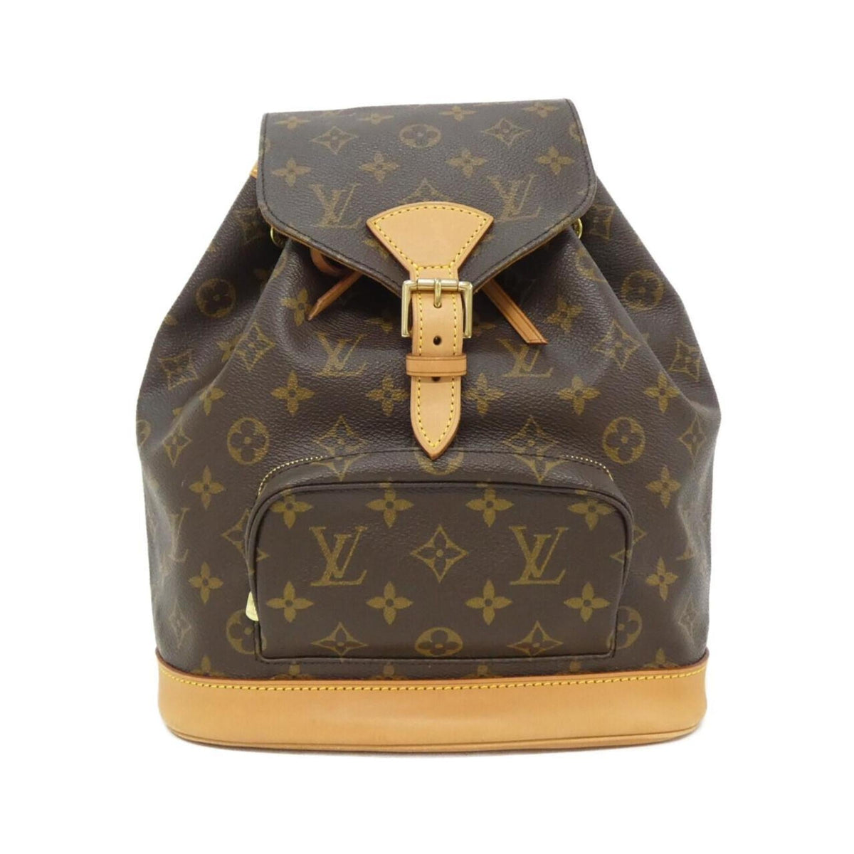 Louis Vuitton Monogram Marron Coated Canvas Backpack (Pre-Owned)