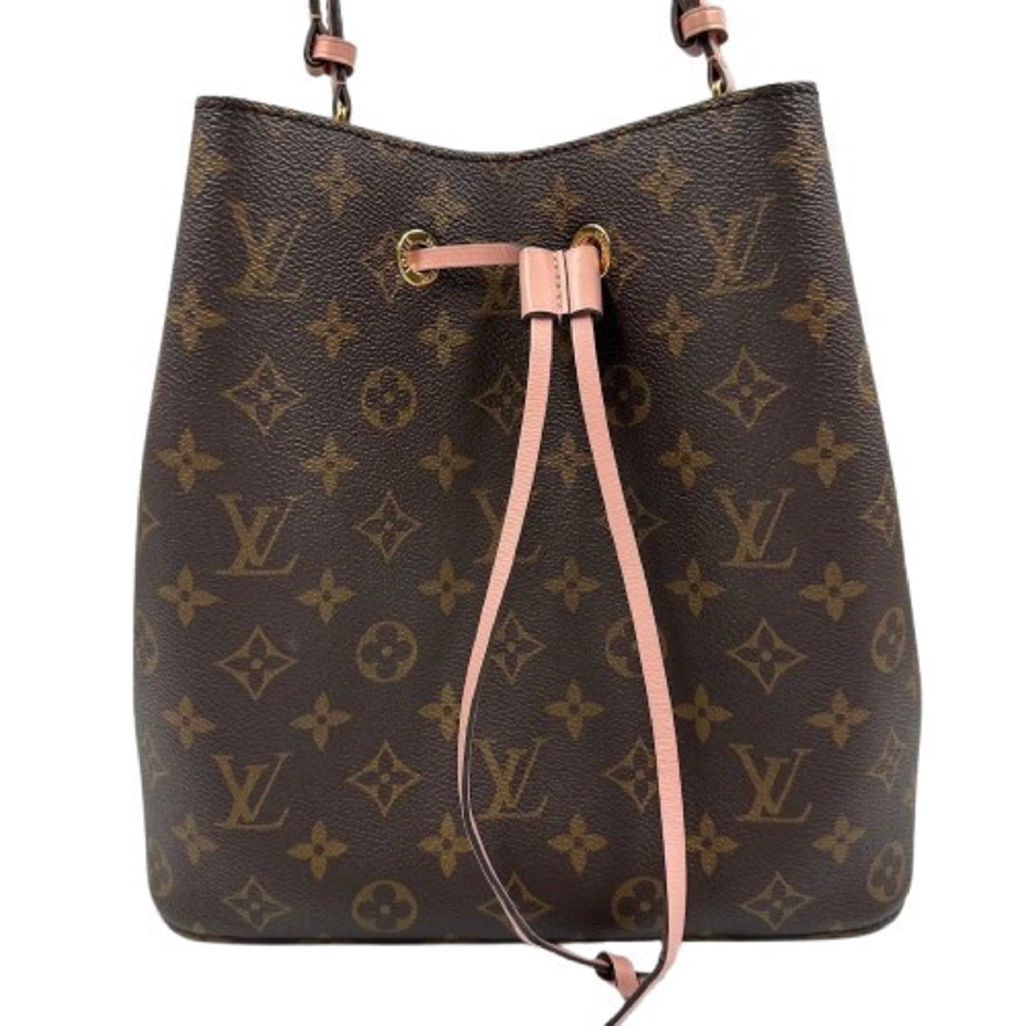 Louis Vuitton Monogram Brown Pink Pvc Shoulder Bag (Pre-Owned)