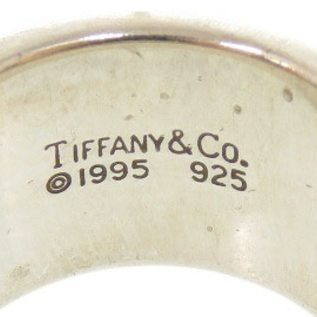 Tiffany Silver Silver 925 Band Ring (Pre-Owned)