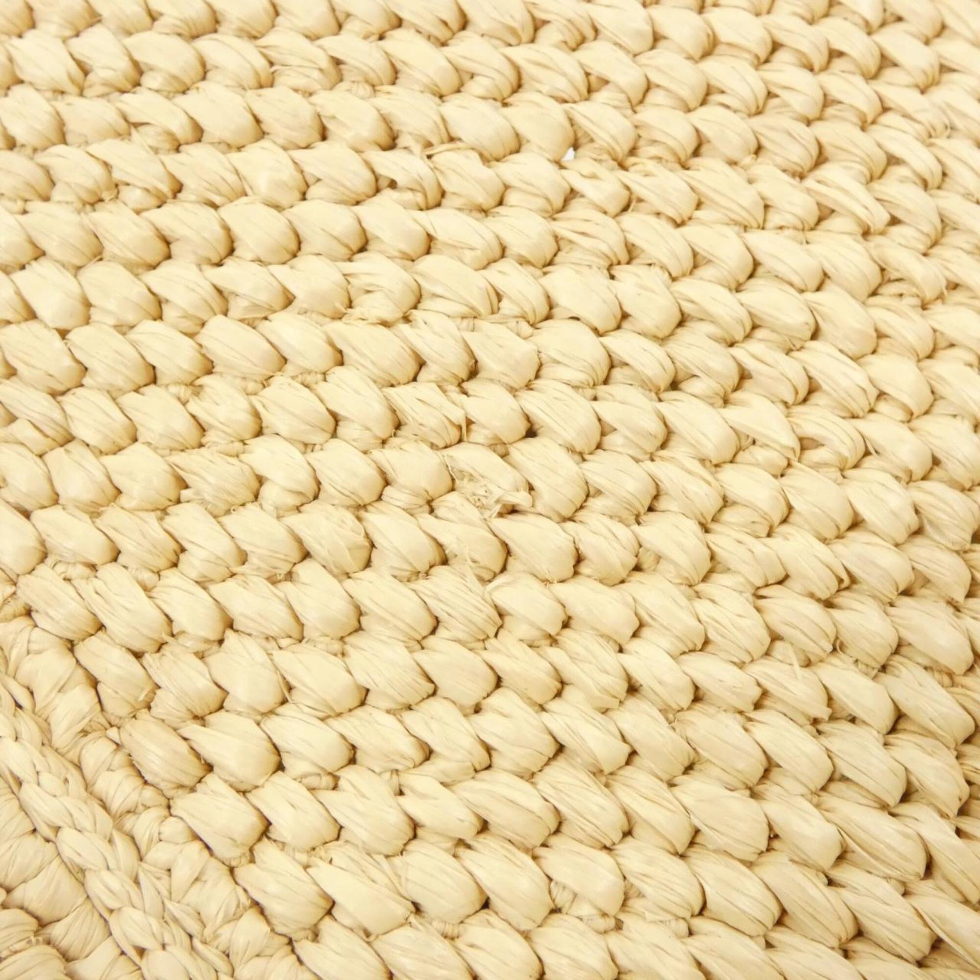 Loewe Beige Raffia Viscose Leather Handbag Tote Bag (Pre-Owned)