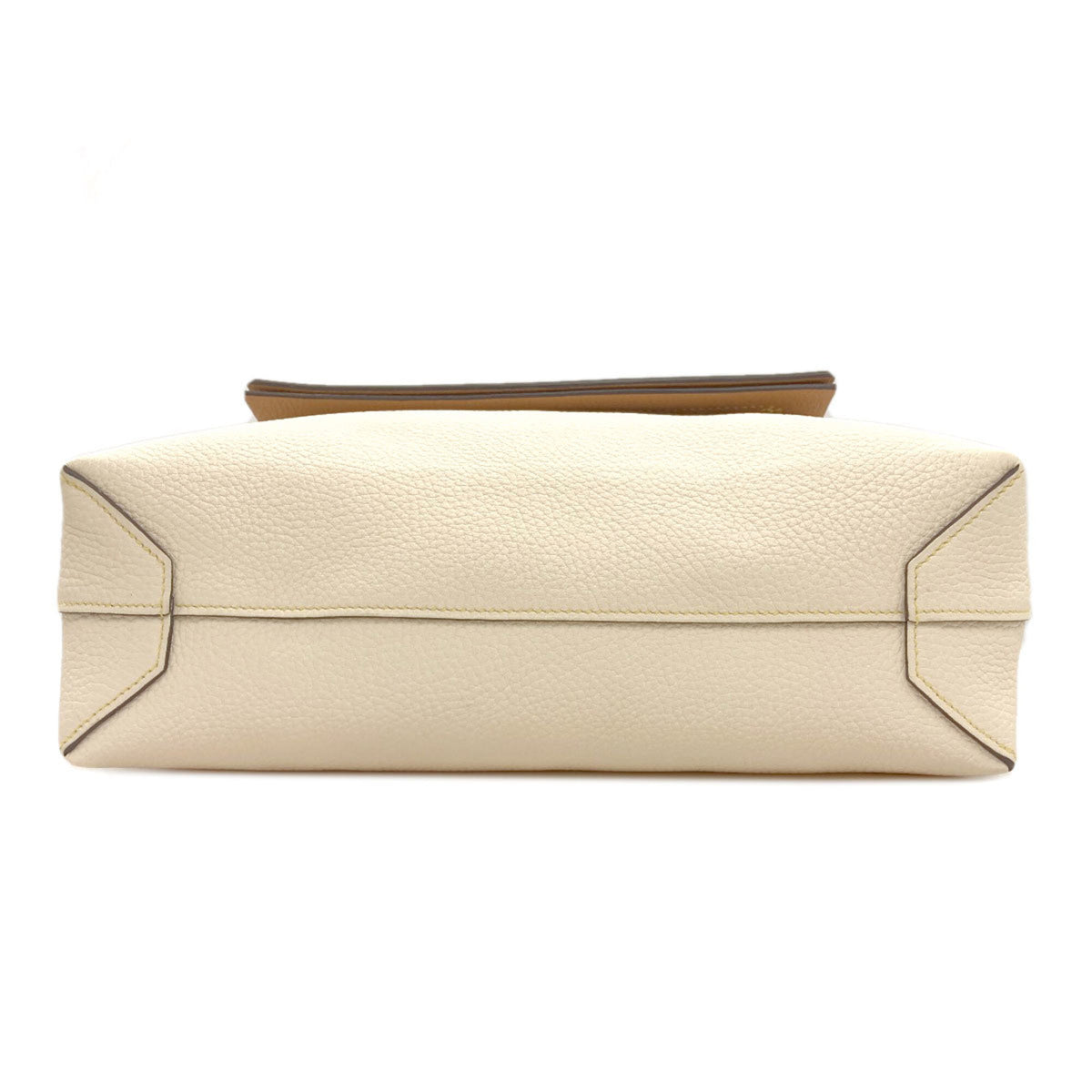 Hermes Brown Ivory Tote Bag (Pre-Owned)