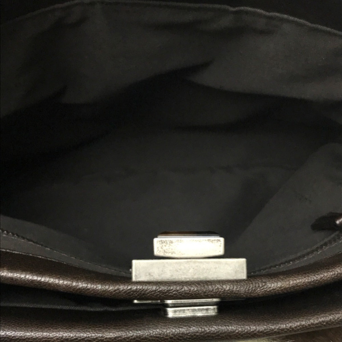 Fendi Dark Brown Fur Shoulder Bag (Pre-Owned)