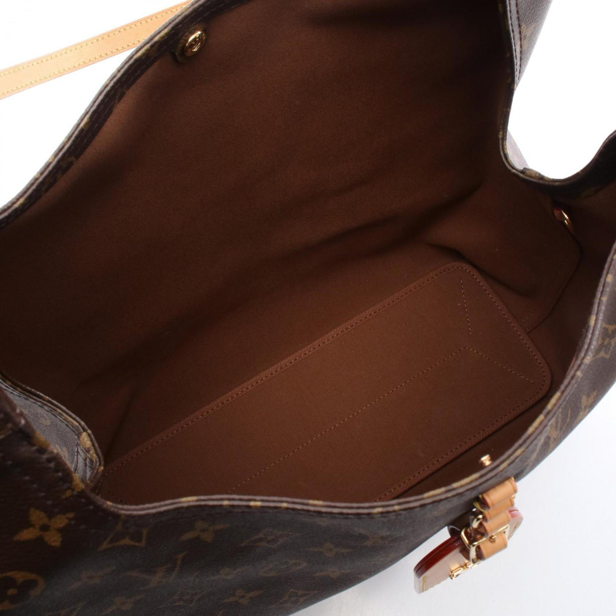 Louis Vuitton Brown Coated Canvas Monogram Pvc Leather Handbag (Pre-Owned)