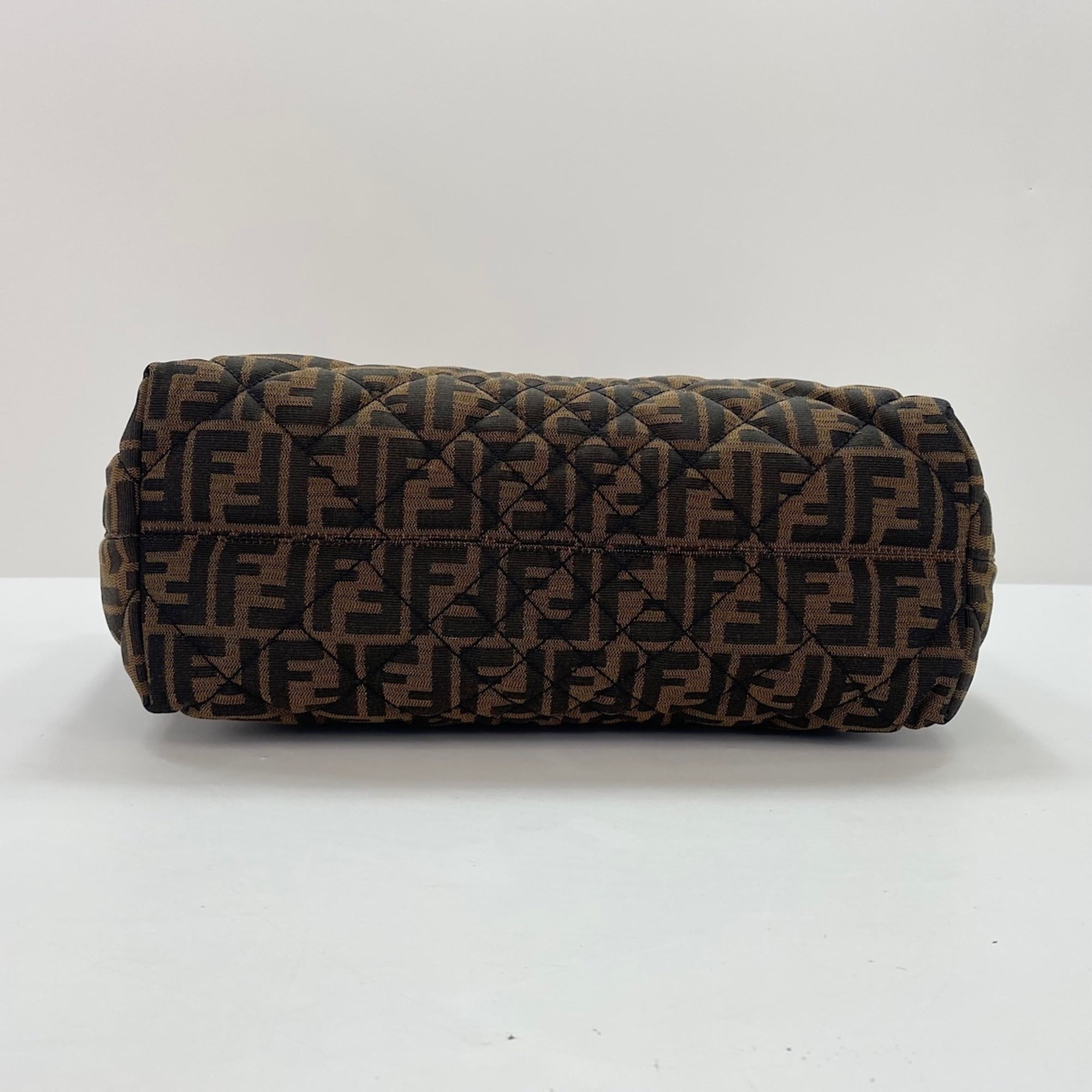 Fendi Zucca Brown Zucca Tote Bag (Pre-Owned)