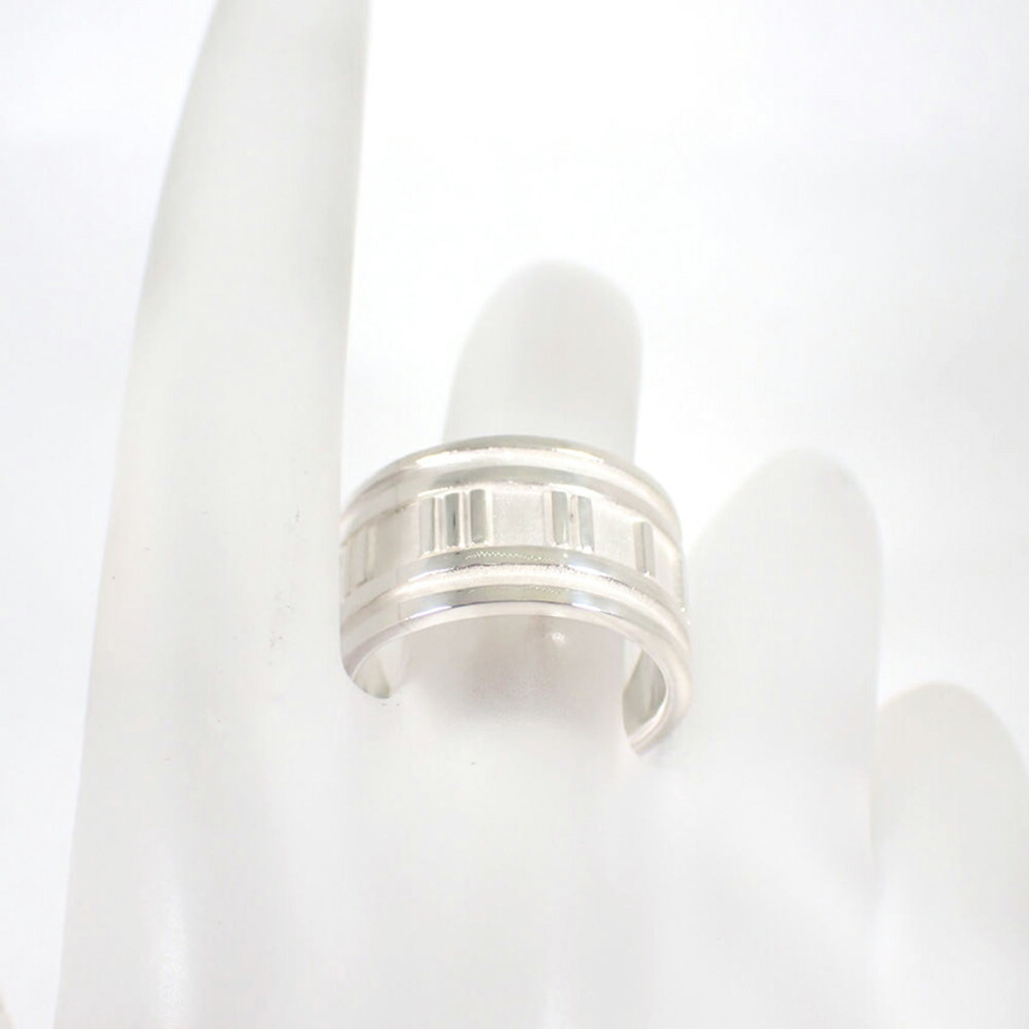 Tiffany Sterling Silver 925 Band Ring (Pre-Owned)