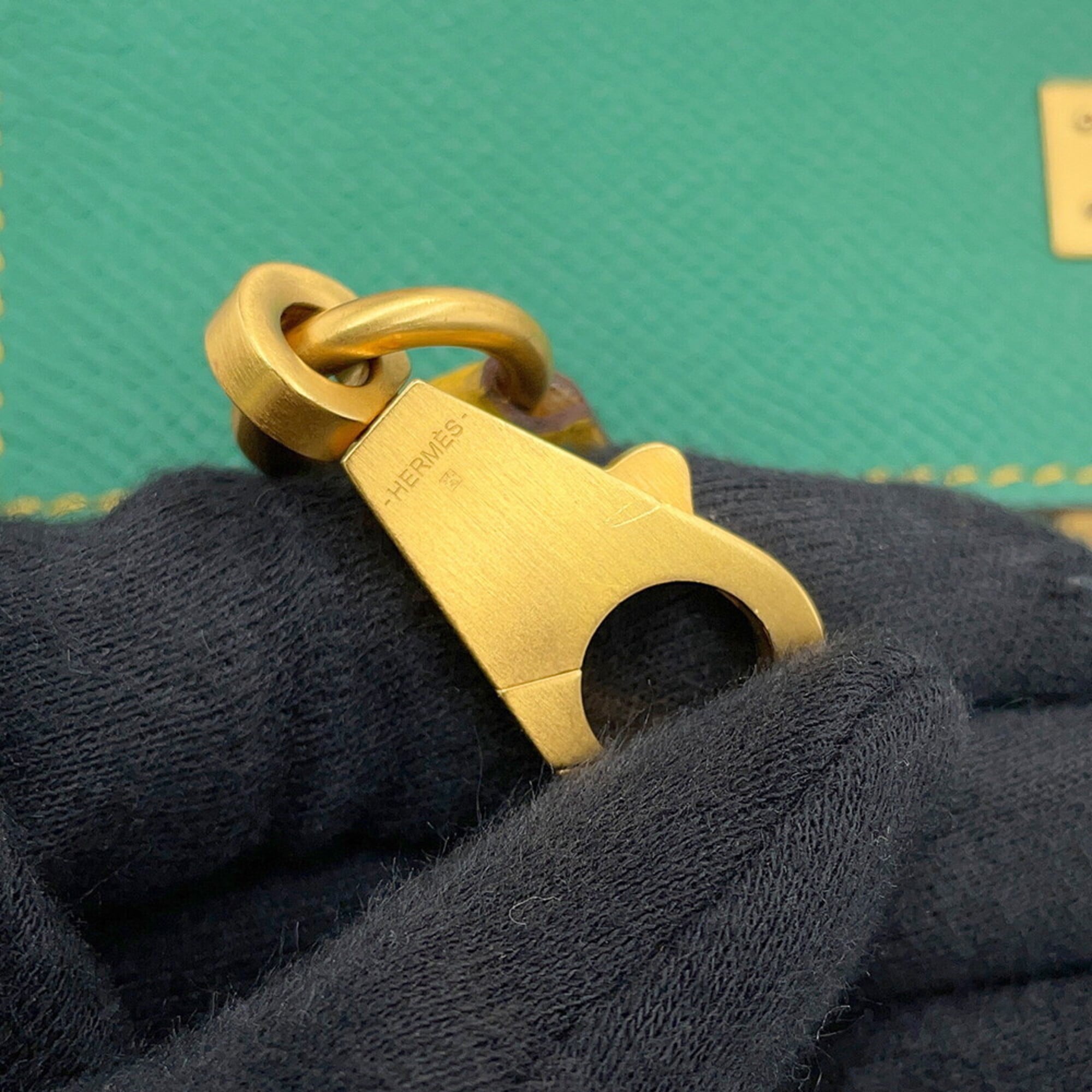 Hermes Green Yellow Epsom Leather Handbag (Pre-Owned)
