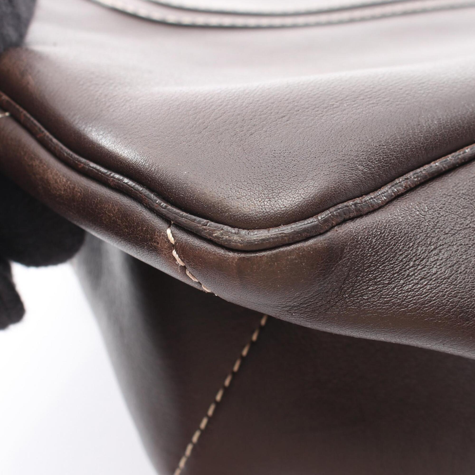 Celine Brown Leather Handbag (Pre-Owned)
