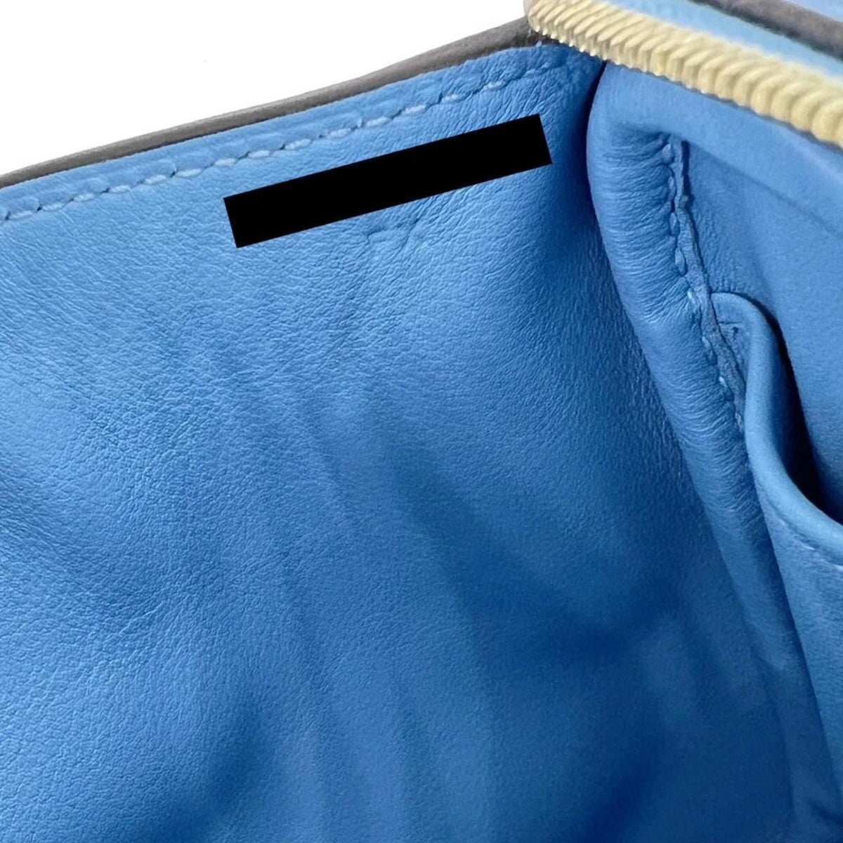 Hermes Lindy Light Blue Swift Leather Shoulder Bag Tote Bag (Pre-Owned)