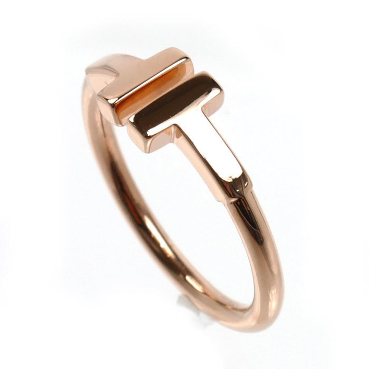 Tiffany Pink Gold (18K) Band Ring (Pre-Owned)