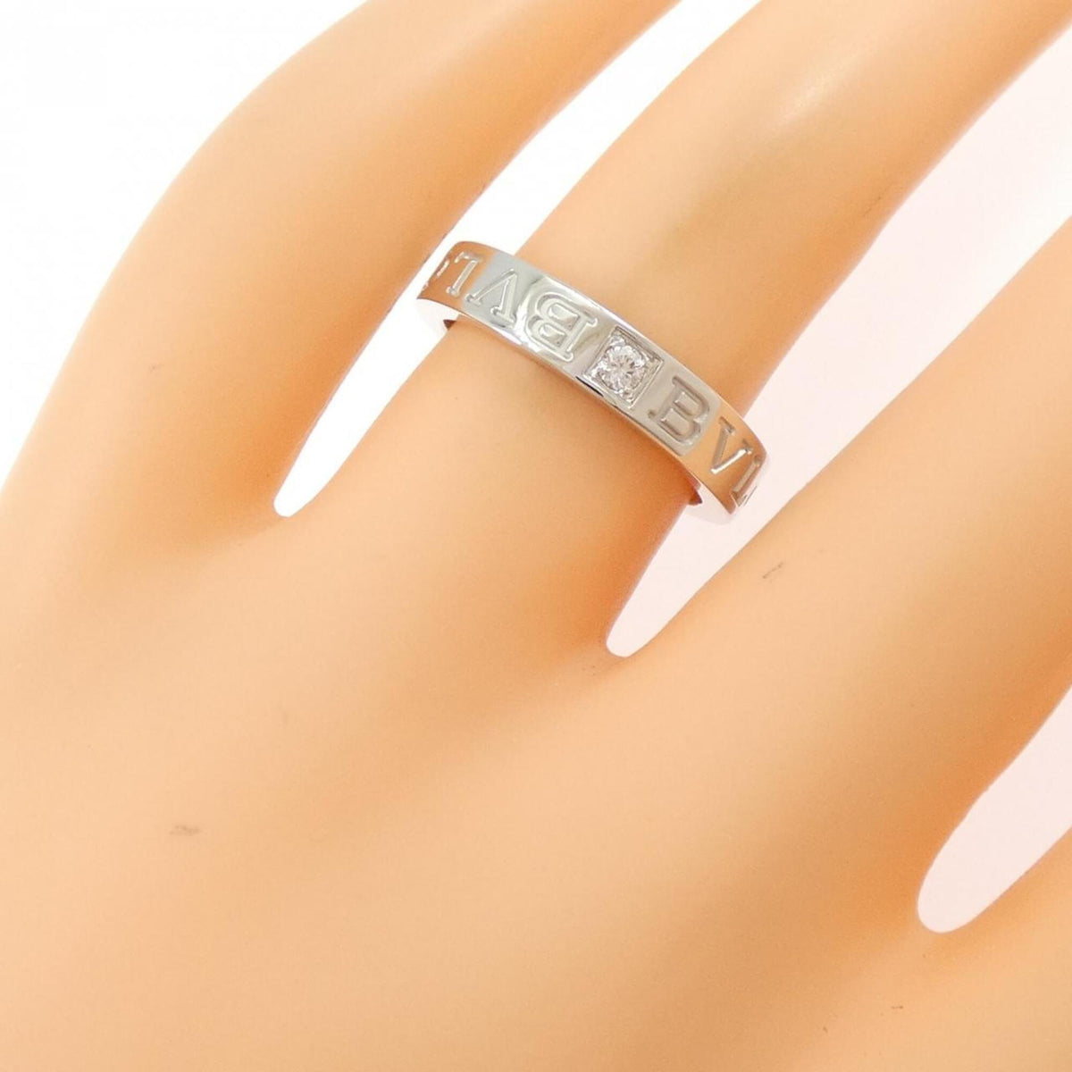 Bvlgari White Gold White Gold (18K) Band Ring (Pre-Owned)