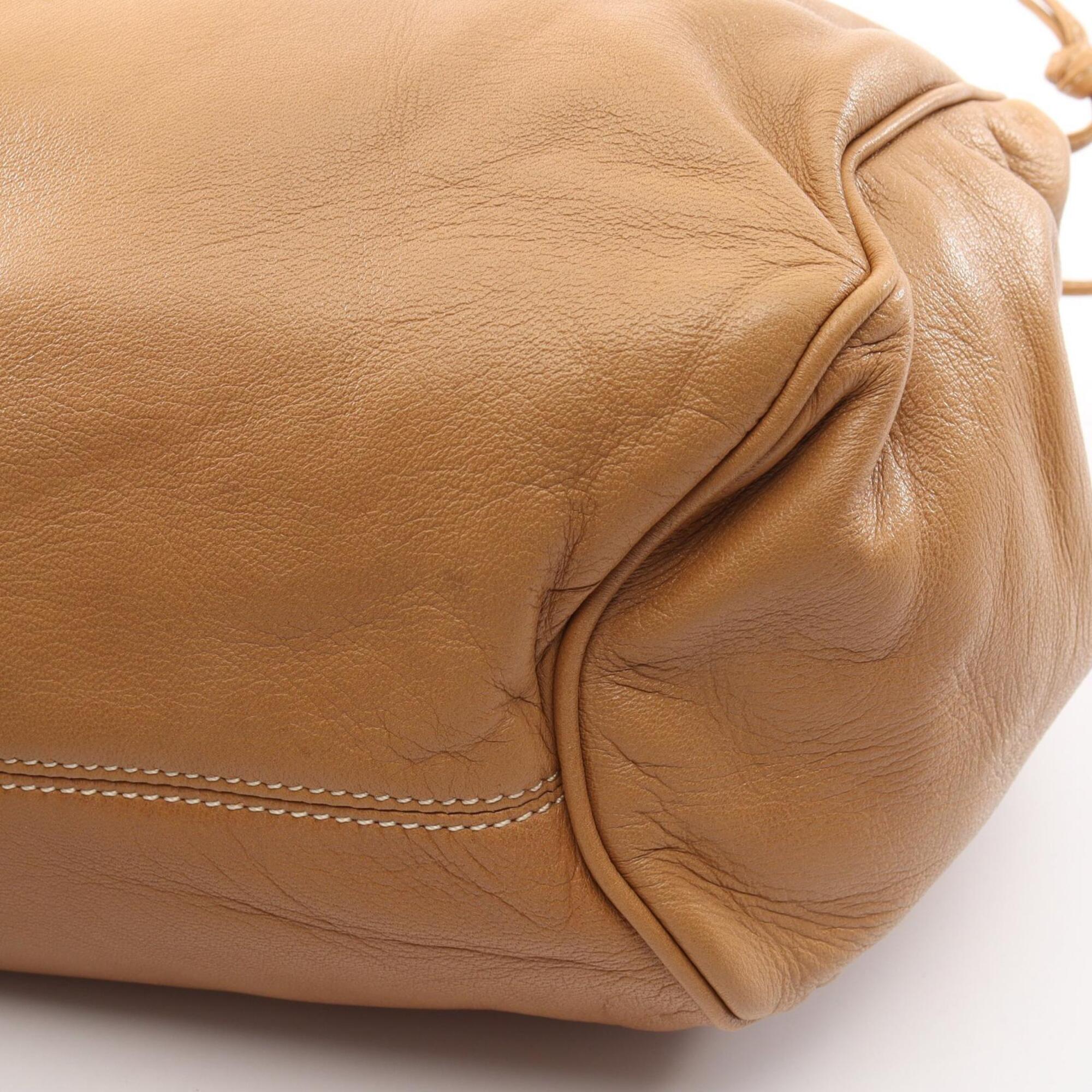 Loewe Beige Leather Handbag (Pre-Owned)