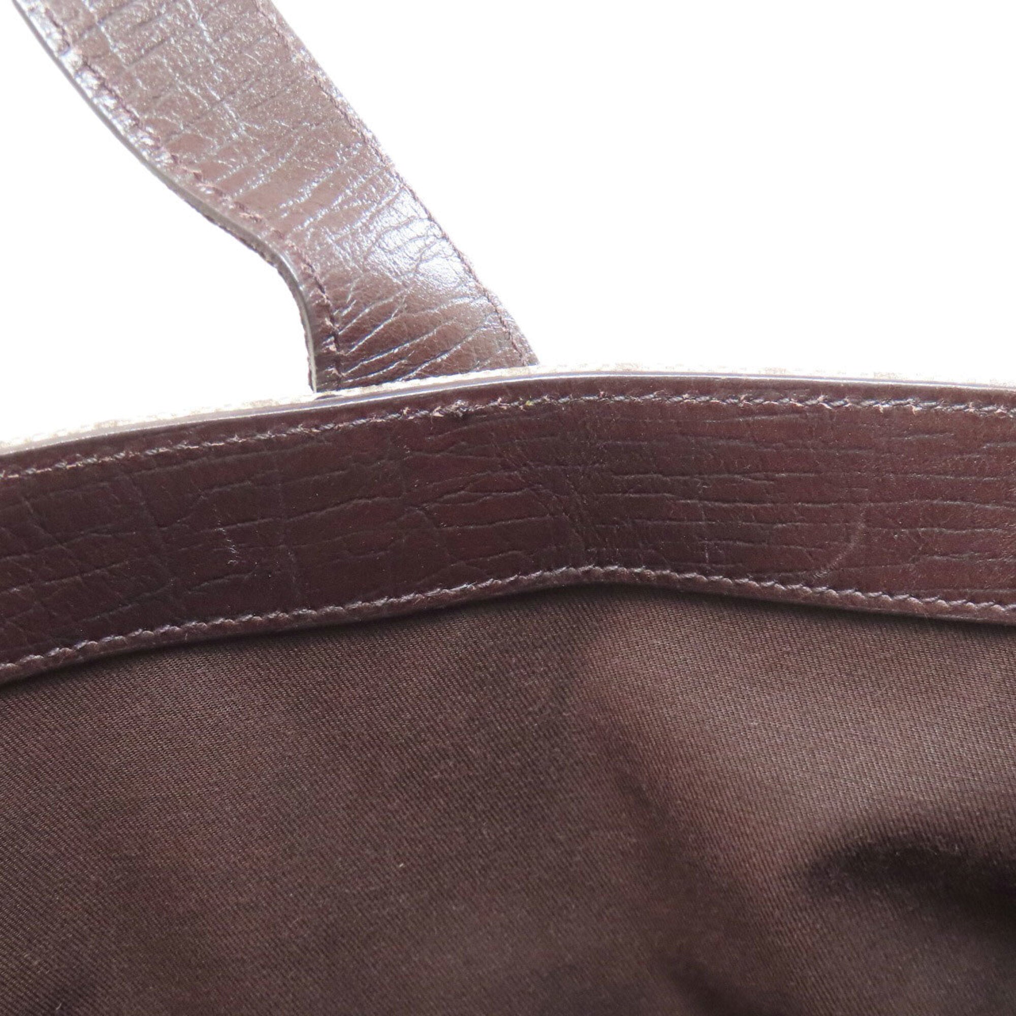 Gucci Brown Pvc Tote Bag (Pre-Owned)