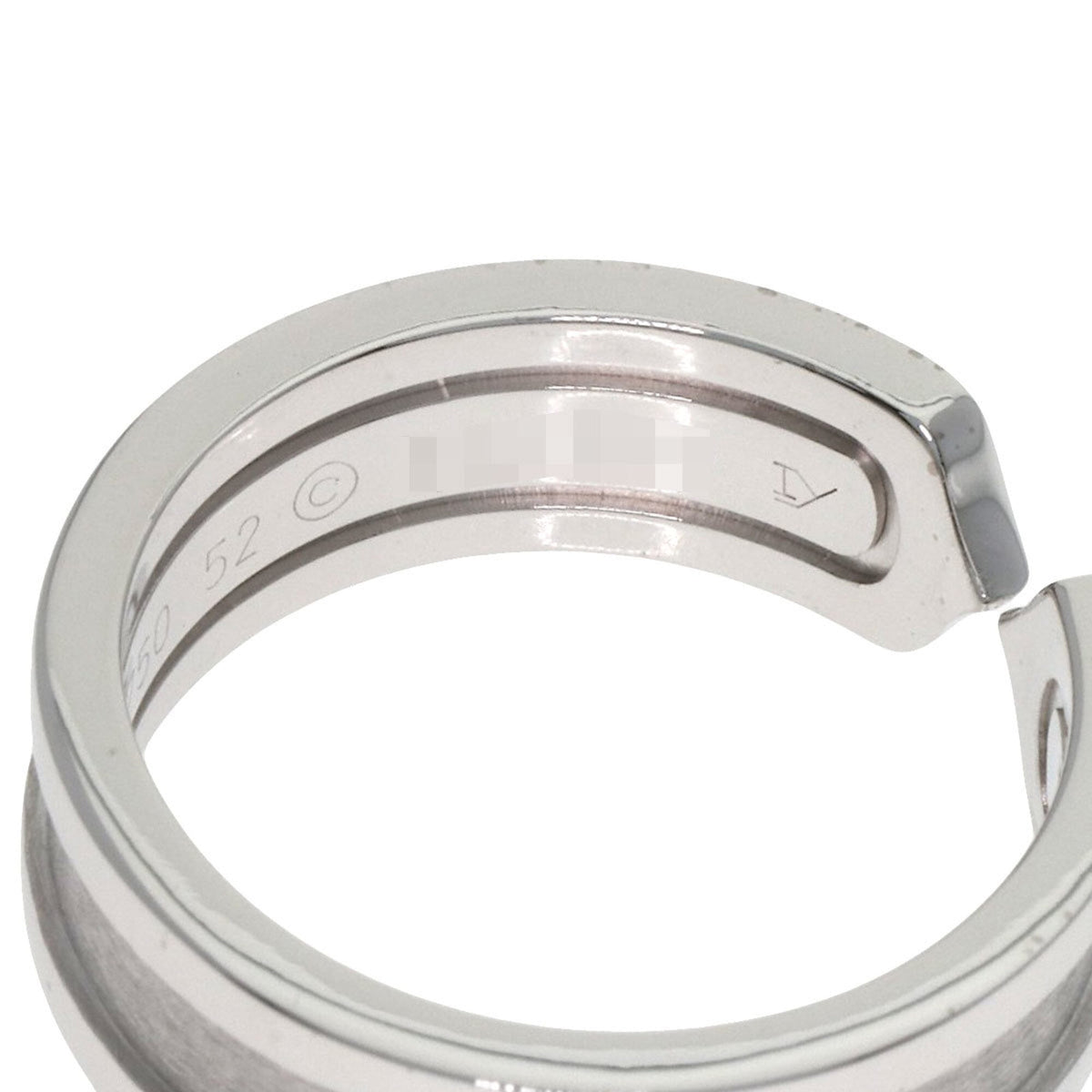 Cartier C2 White Gold (18K) Band Ring (Pre-Owned)
