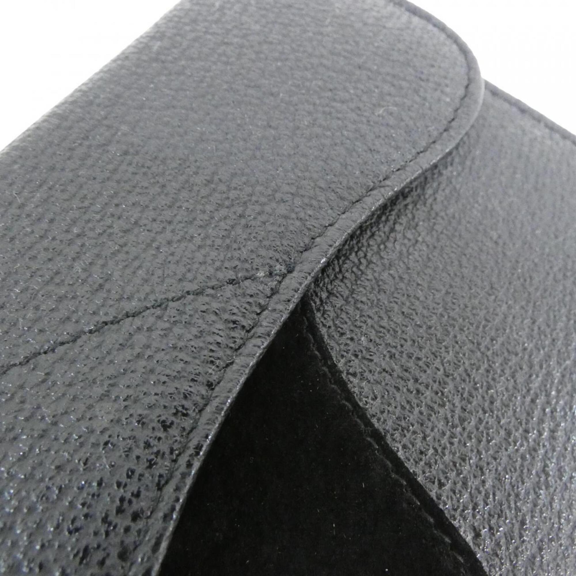 Gucci Black Leather Suede Wallet (Bi-Fold) (Pre-Owned)