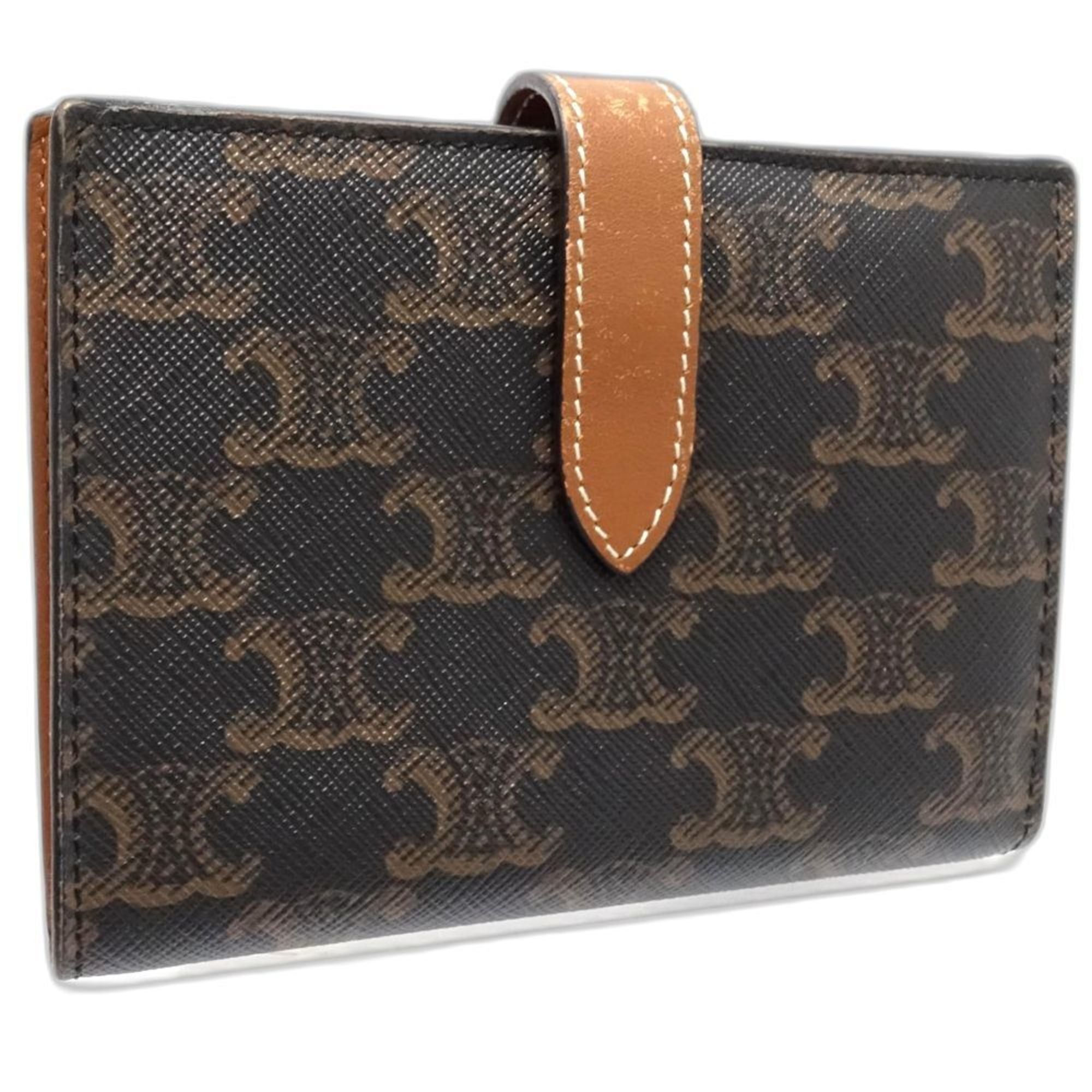 Celine Brown Leather Wallet (Bi-Fold) (Pre-Owned)