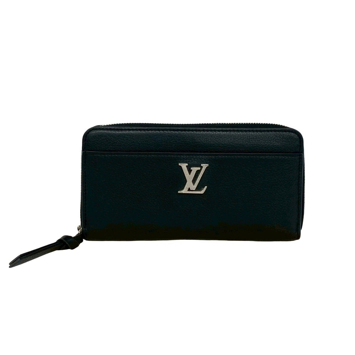 Louis Vuitton Black Leather Long Bill Wallet (Bi-Fold) (Pre-Owned)