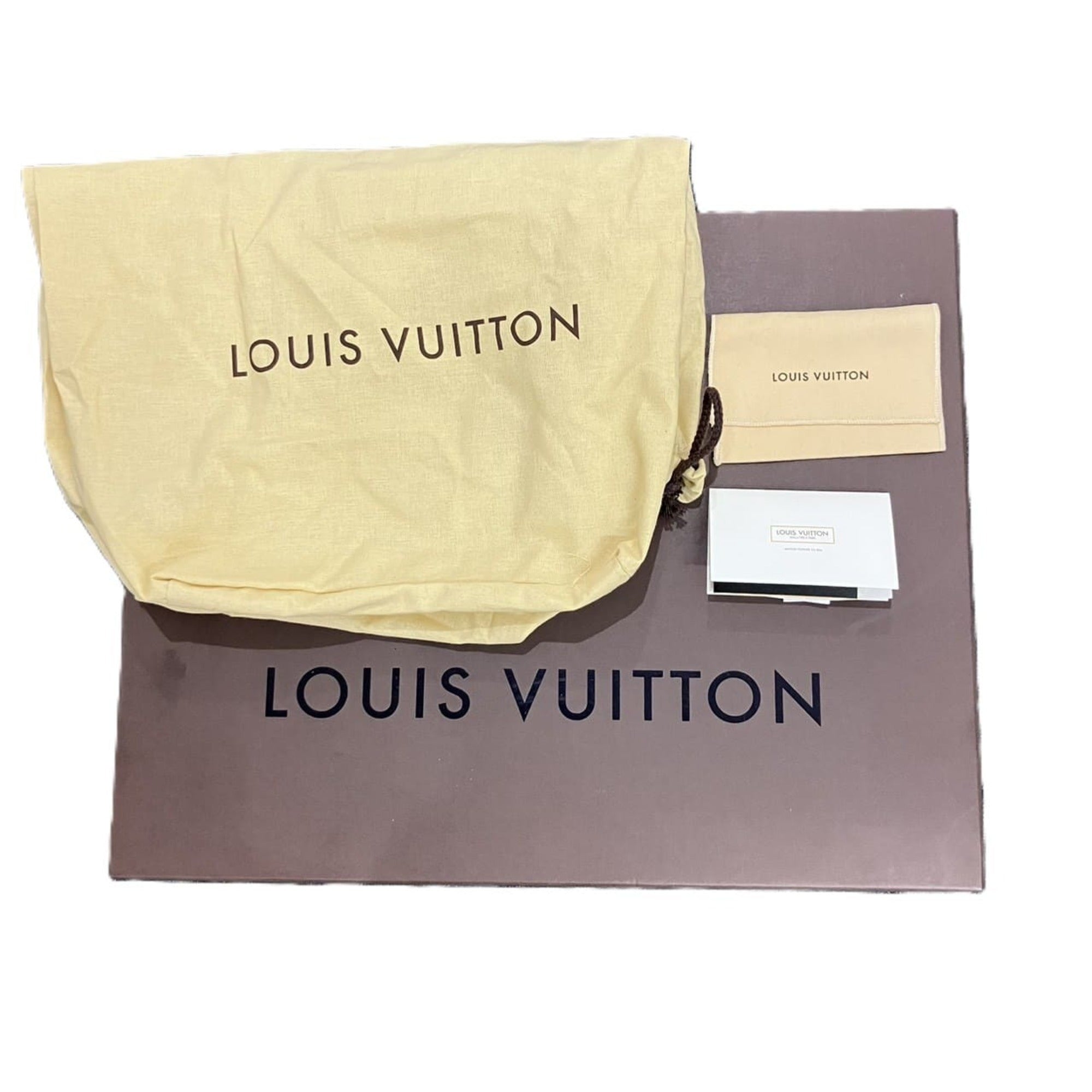 Louis Vuitton Brown Damier Canvas Damier Canvas Shoulder Bag Tote Bag (Pre-Owned)