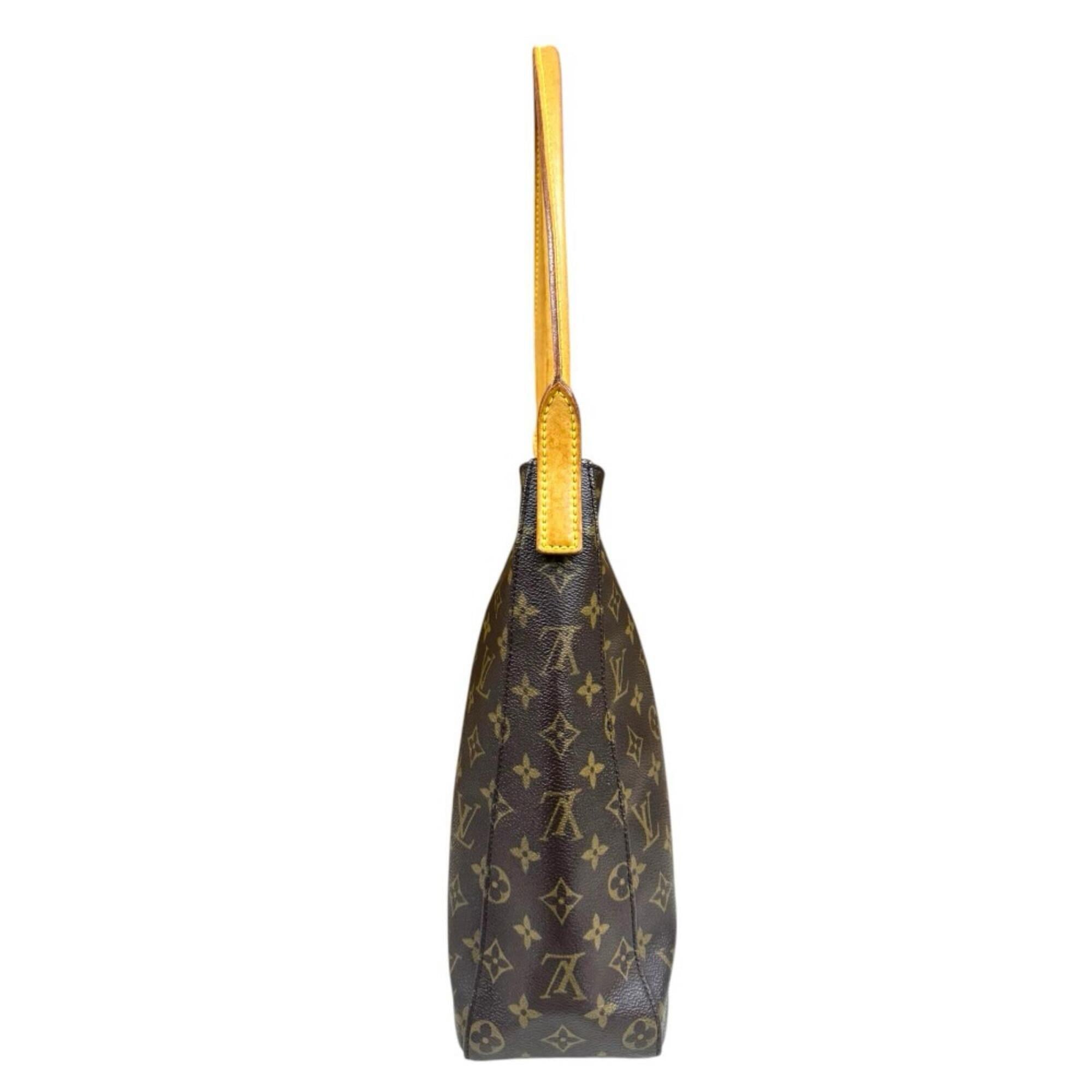 Louis Vuitton Brown Monogram Canvas Shoulder Bag (Pre-Owned)