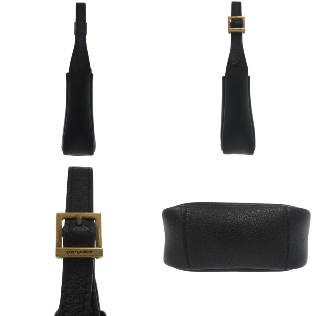 Yves Saint Laurent Black Leather Handbag (Pre-Owned)