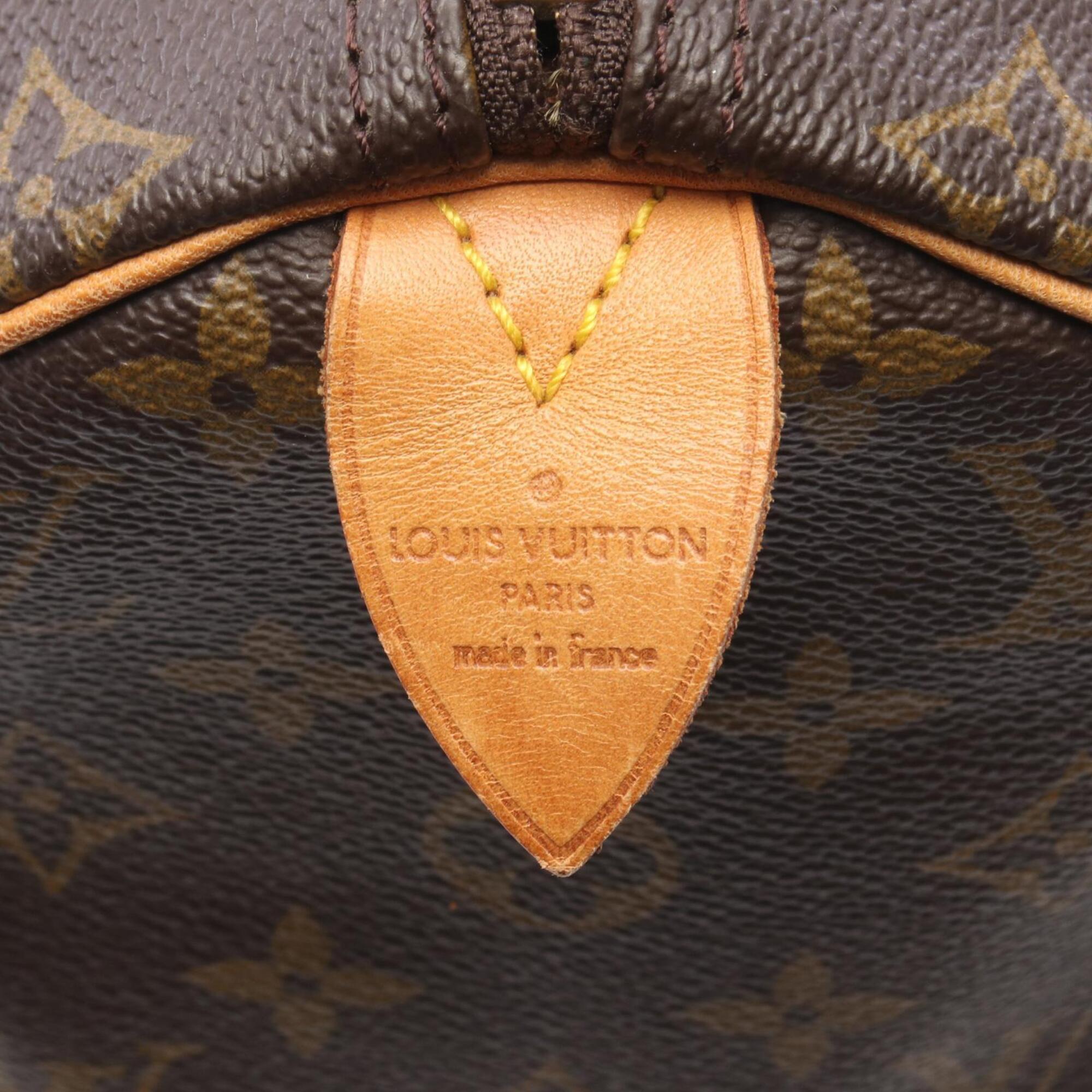 Louis Vuitton Brown Monogram Monogram Leather Handbag (Pre-Owned)