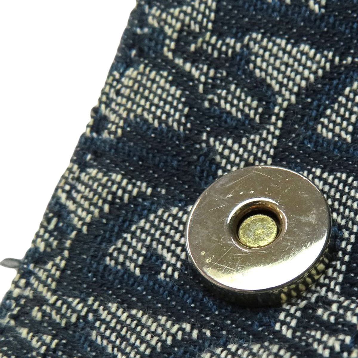 Christian Dior Navy Canvas Handbag (Pre-Owned)