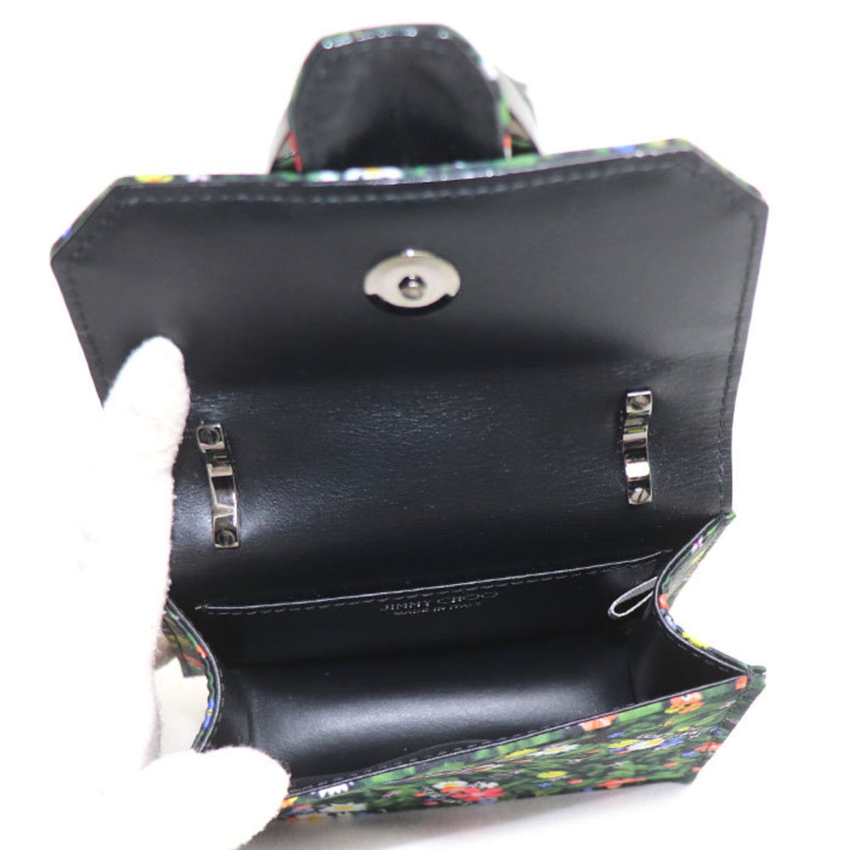 Jimmy Choo Multi-Color Satin Shoulder Bag (Pre-Owned)